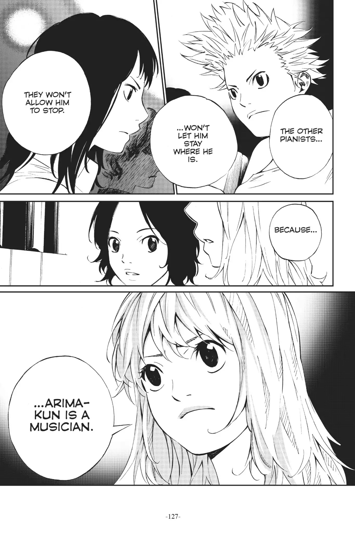 Shigatsu wa Kimi no Uso Chapter 15 page 27 - Chapter 15: Resonance