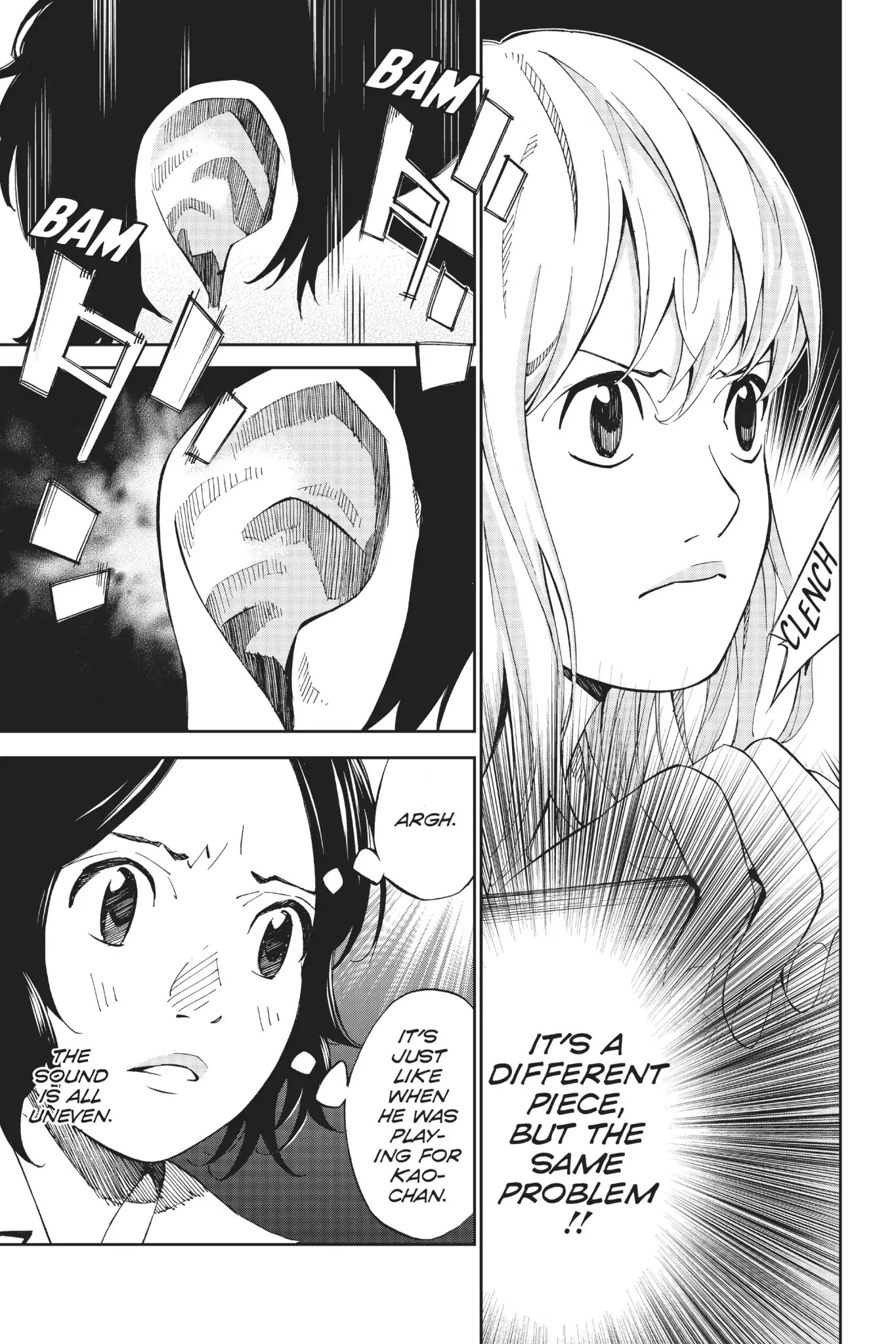 Shigatsu wa Kimi no Uso Chapter 17 page 11 - Chapter 17: Falling