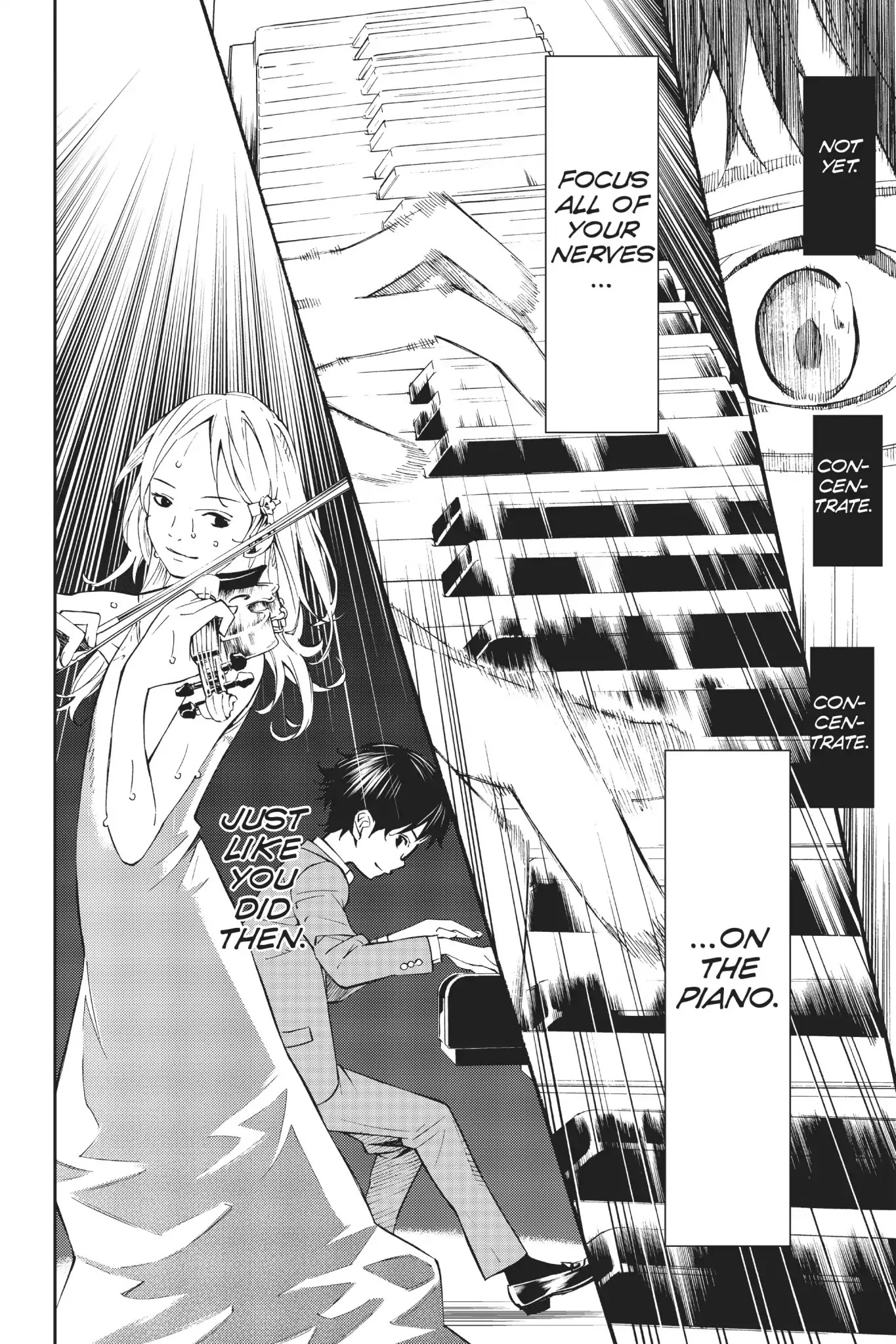Shigatsu wa Kimi no Uso Chapter 17 page 14 - Chapter 17: Falling