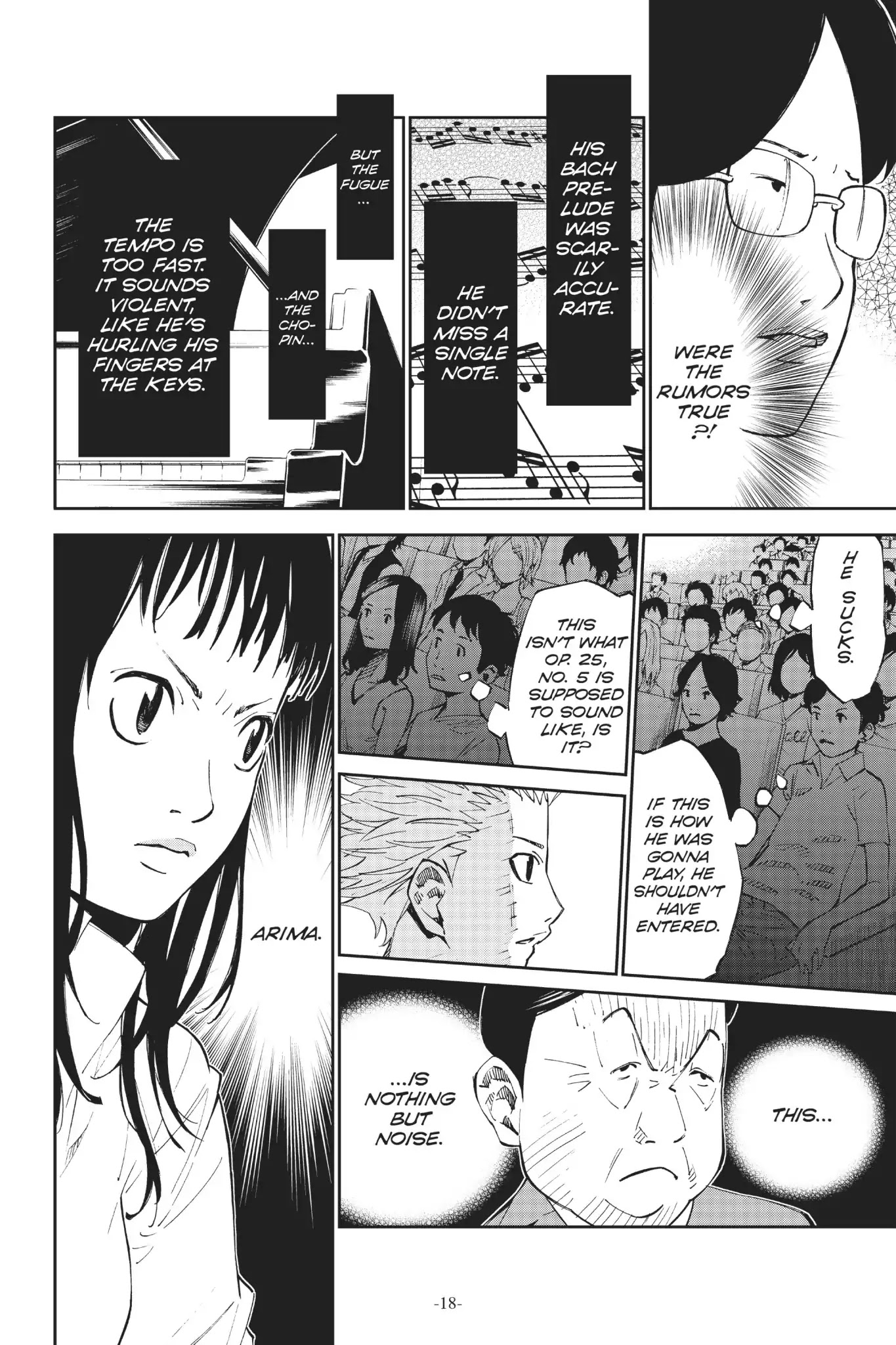 Shigatsu wa Kimi no Uso Chapter 17 page 17 - Chapter 17: Falling