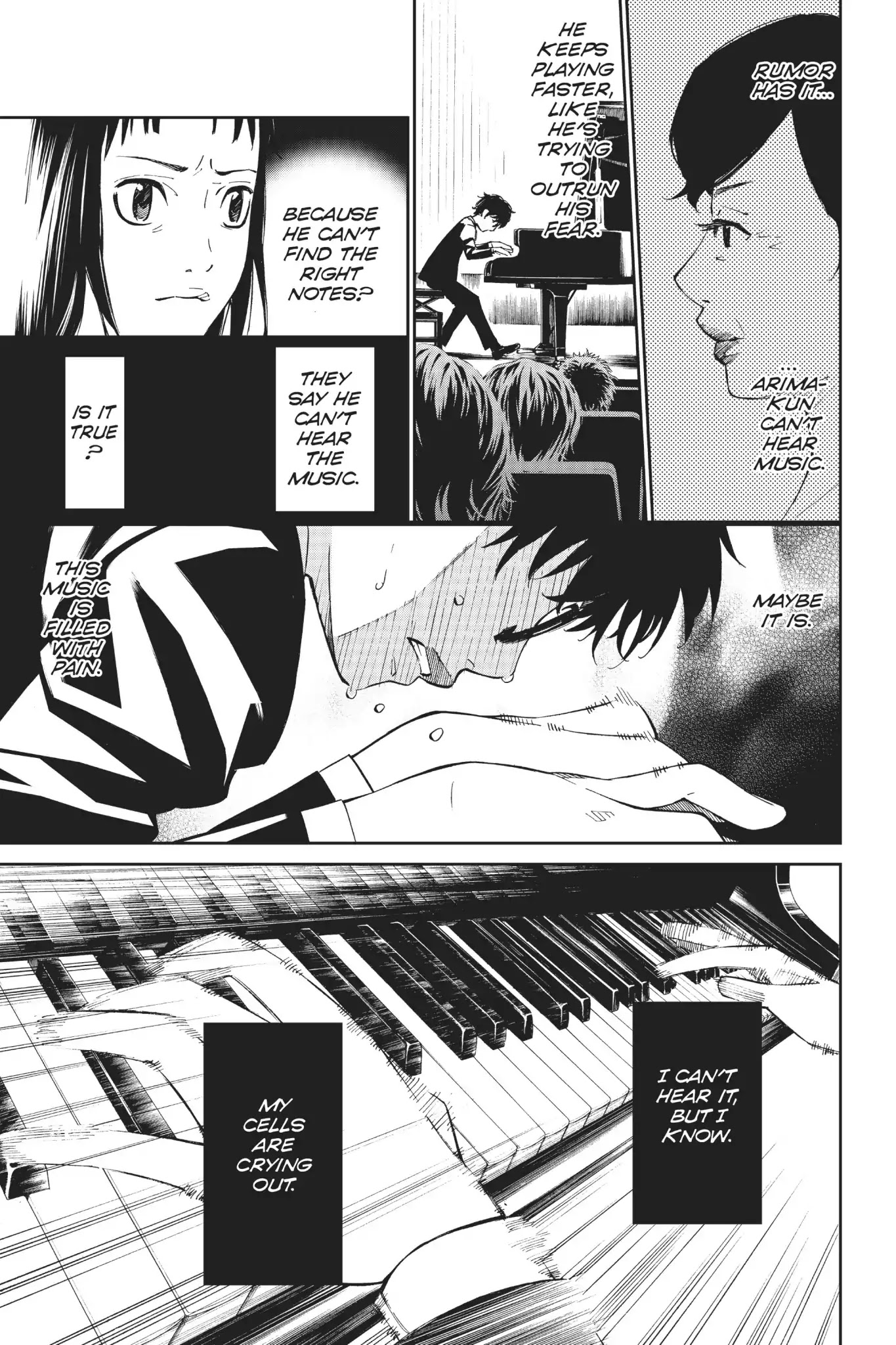Shigatsu wa Kimi no Uso Chapter 17 page 18 - Chapter 17: Falling