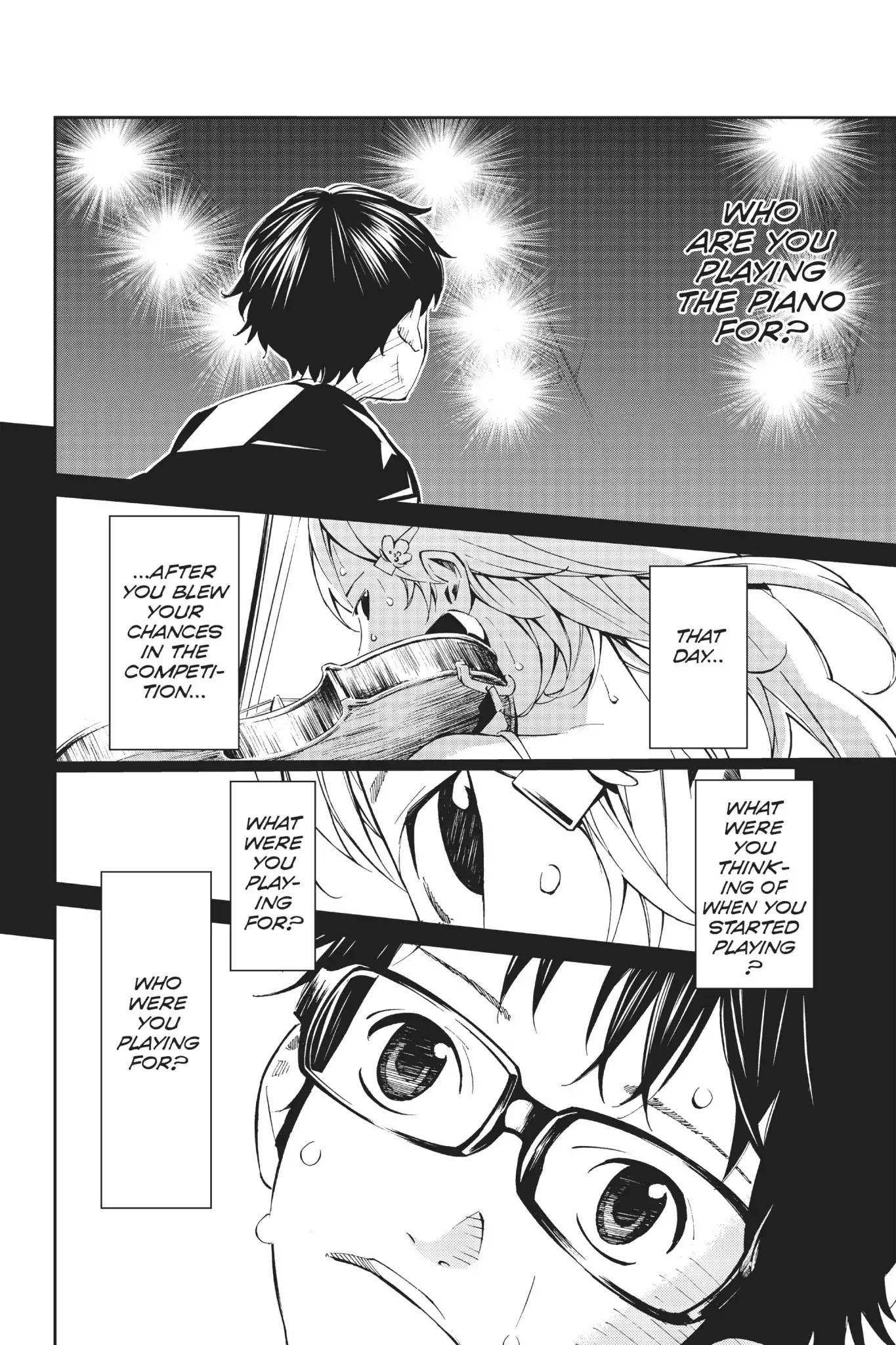 Shigatsu wa Kimi no Uso Chapter 17 page 41 - Chapter 17: Falling