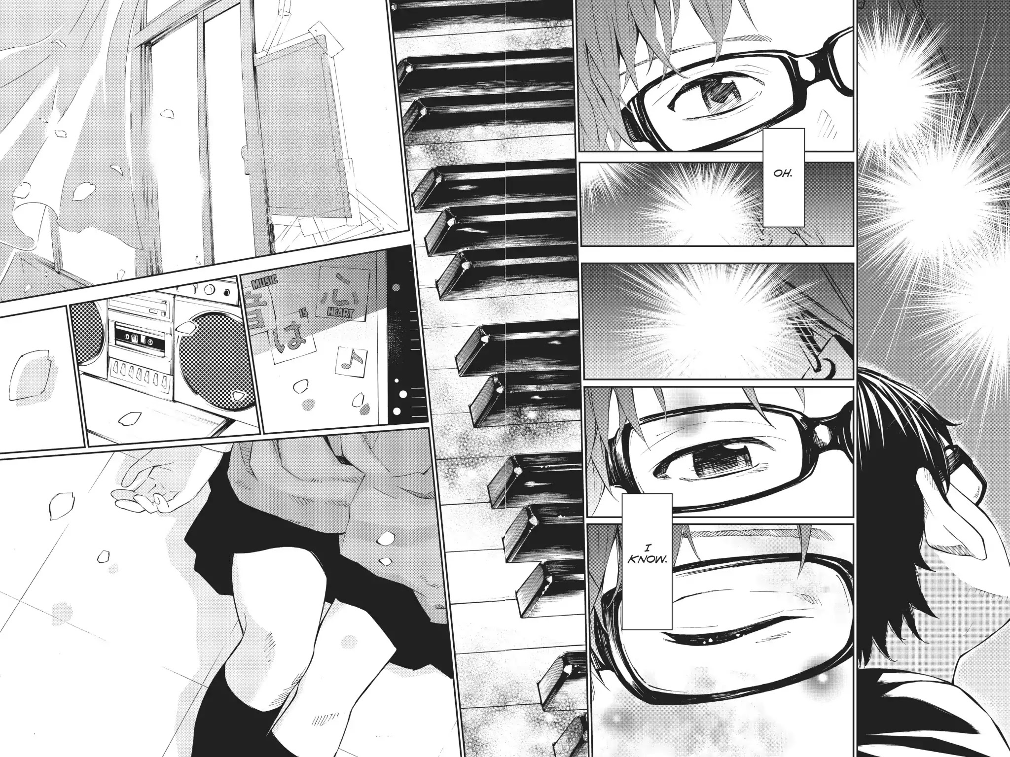 Shigatsu wa Kimi no Uso Chapter 17 page 43 - Chapter 17: Falling