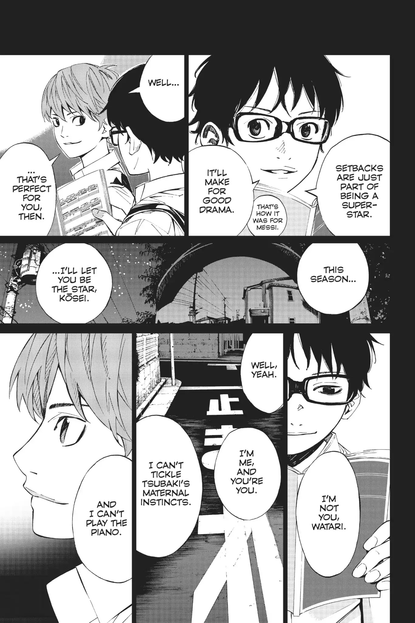 Shigatsu wa Kimi no Uso Chapter 17 page 7 - Chapter 17: Falling