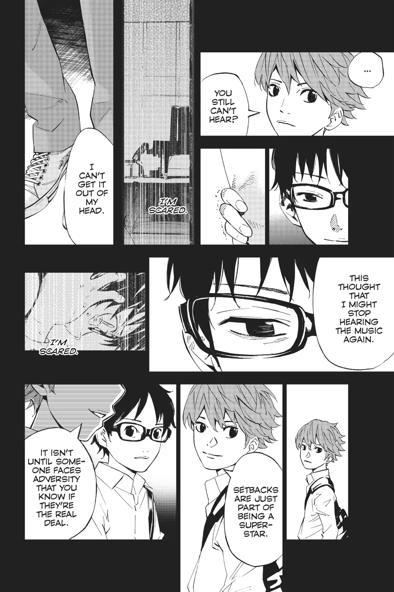 Shigatsu wa Kimi no Uso Chapter 17 page 8 - Chapter 17: Falling