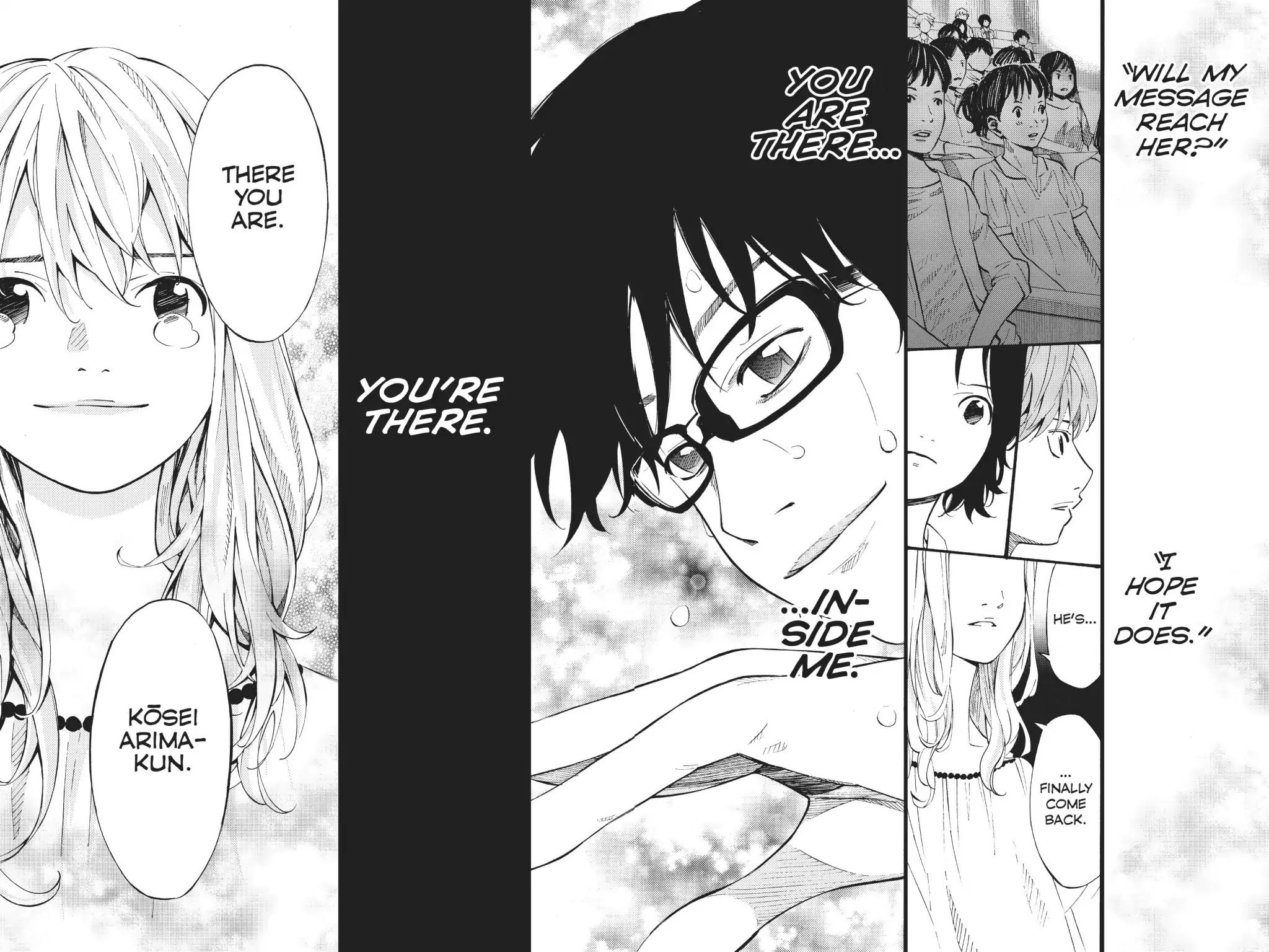Shigatsu wa Kimi no Uso Chapter 18 page 21 - Chapter 18: The Scenery When I'm with You