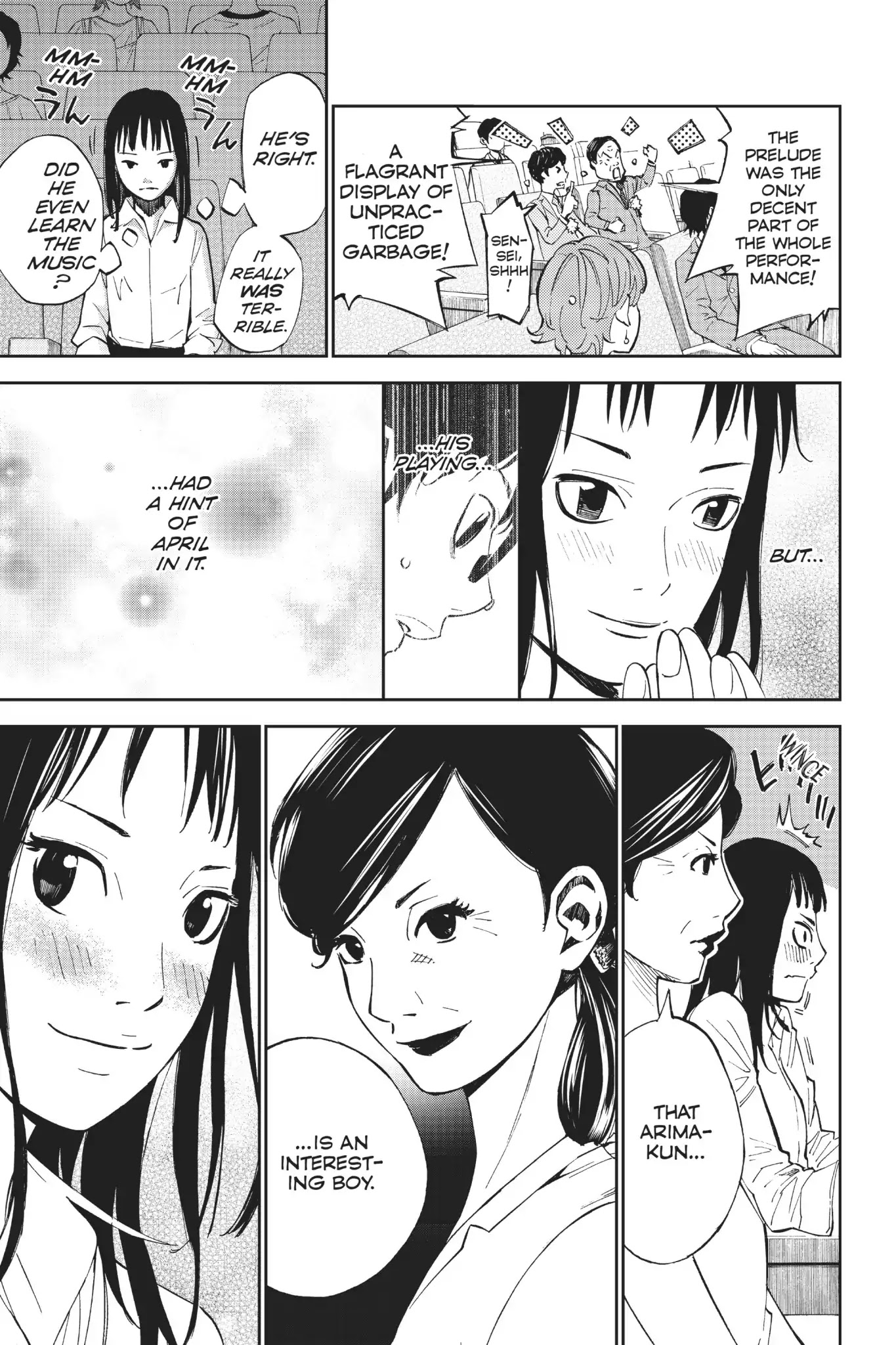 Shigatsu wa Kimi no Uso Chapter 18 page 32 - Chapter 18: The Scenery When I'm with You
