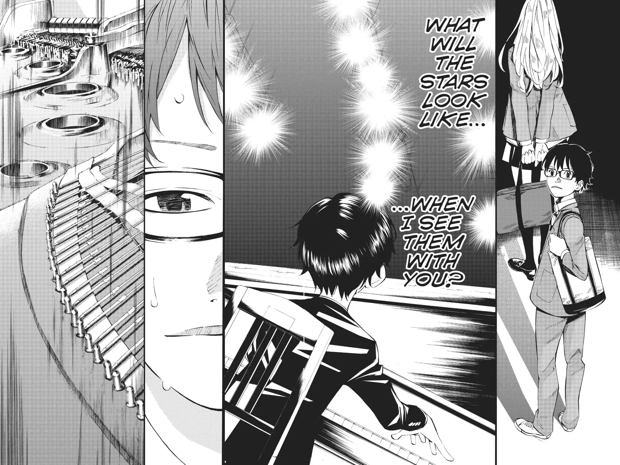Shigatsu wa Kimi no Uso Chapter 18 page 8 - Chapter 18: The Scenery When I'm with You