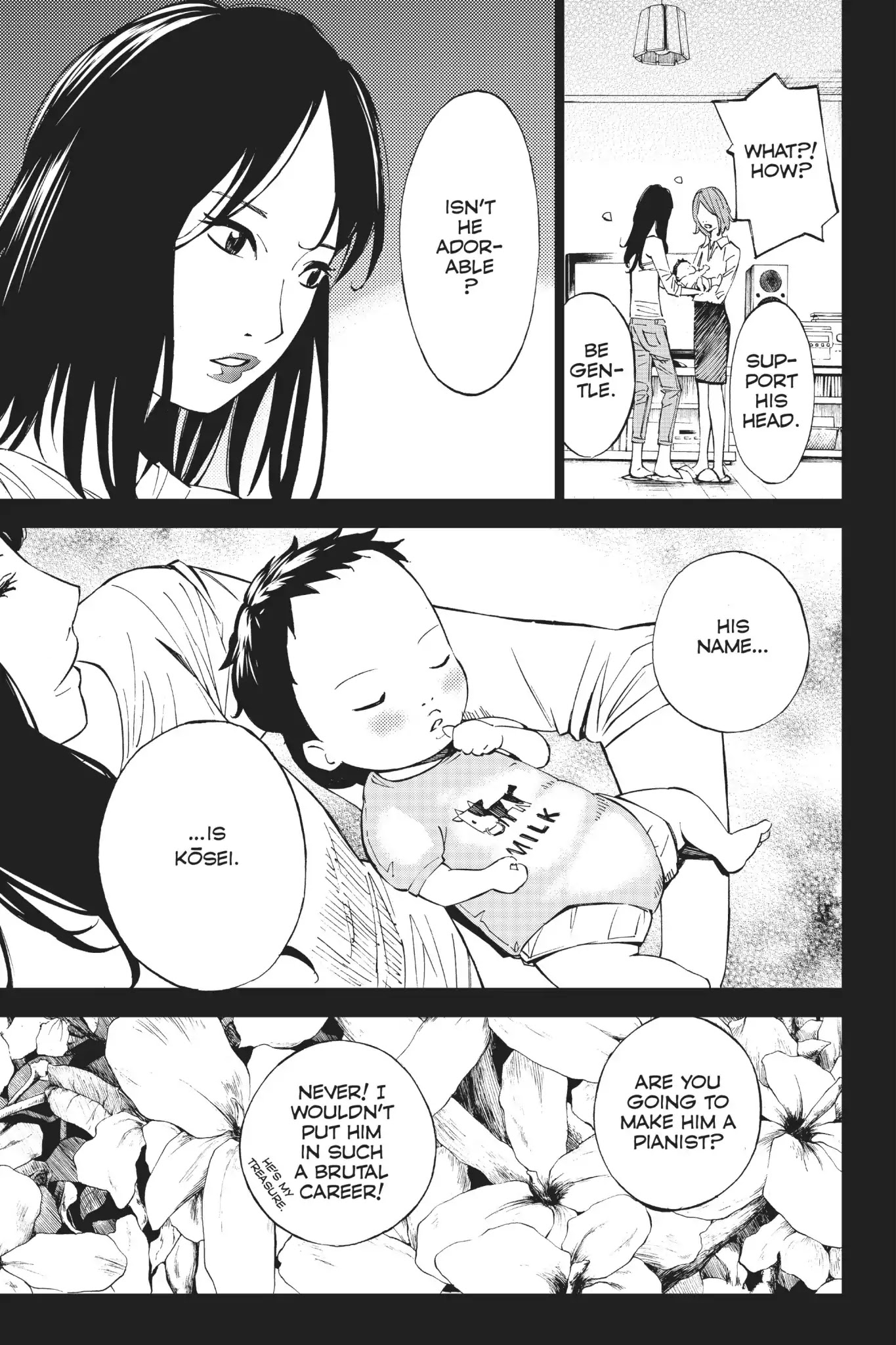 Shigatsu wa Kimi no Uso Chapter 19 page 16 - Chapter 19: Along The Railroad Track
