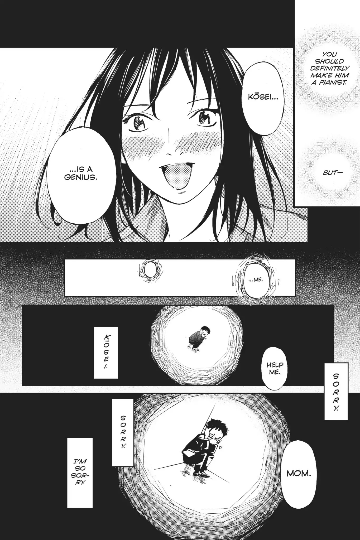 Shigatsu wa Kimi no Uso Chapter 19 page 17 - Chapter 19: Along The Railroad Track