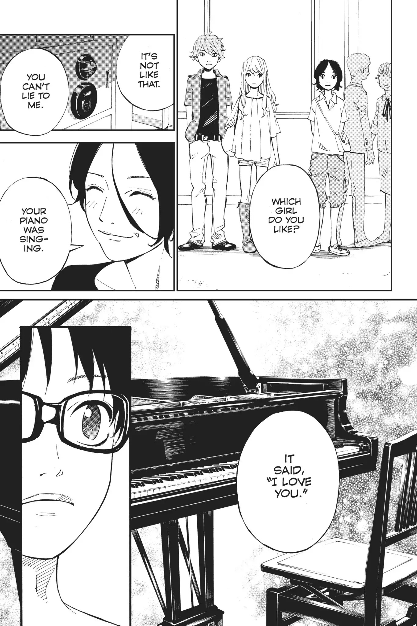Shigatsu wa Kimi no Uso Chapter 19 page 20 - Chapter 19: Along The Railroad Track