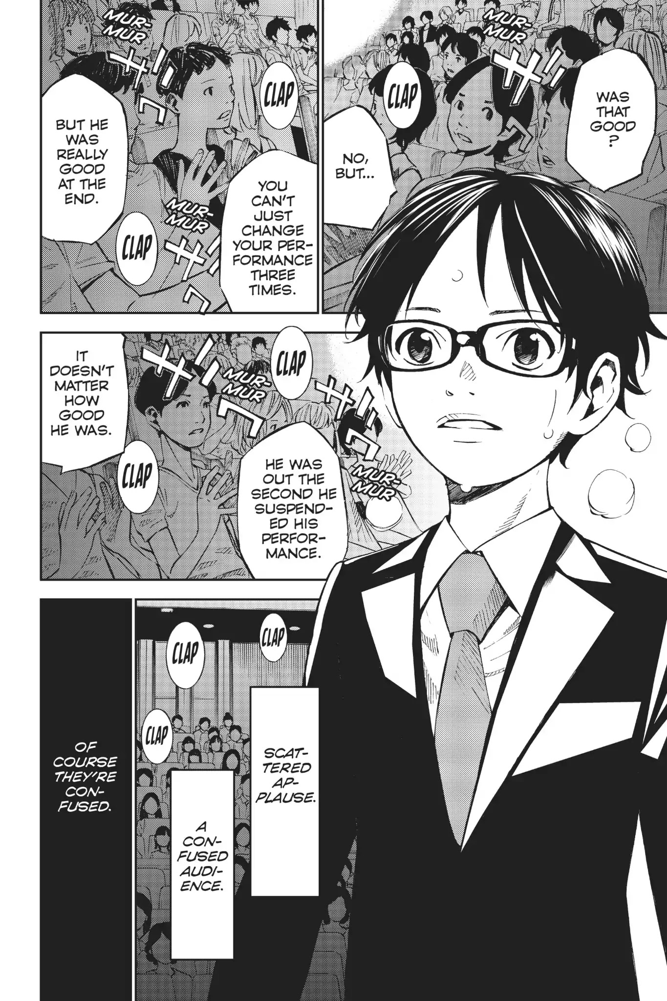 Shigatsu wa Kimi no Uso Chapter 19 page 3 - Chapter 19: Along The Railroad Track