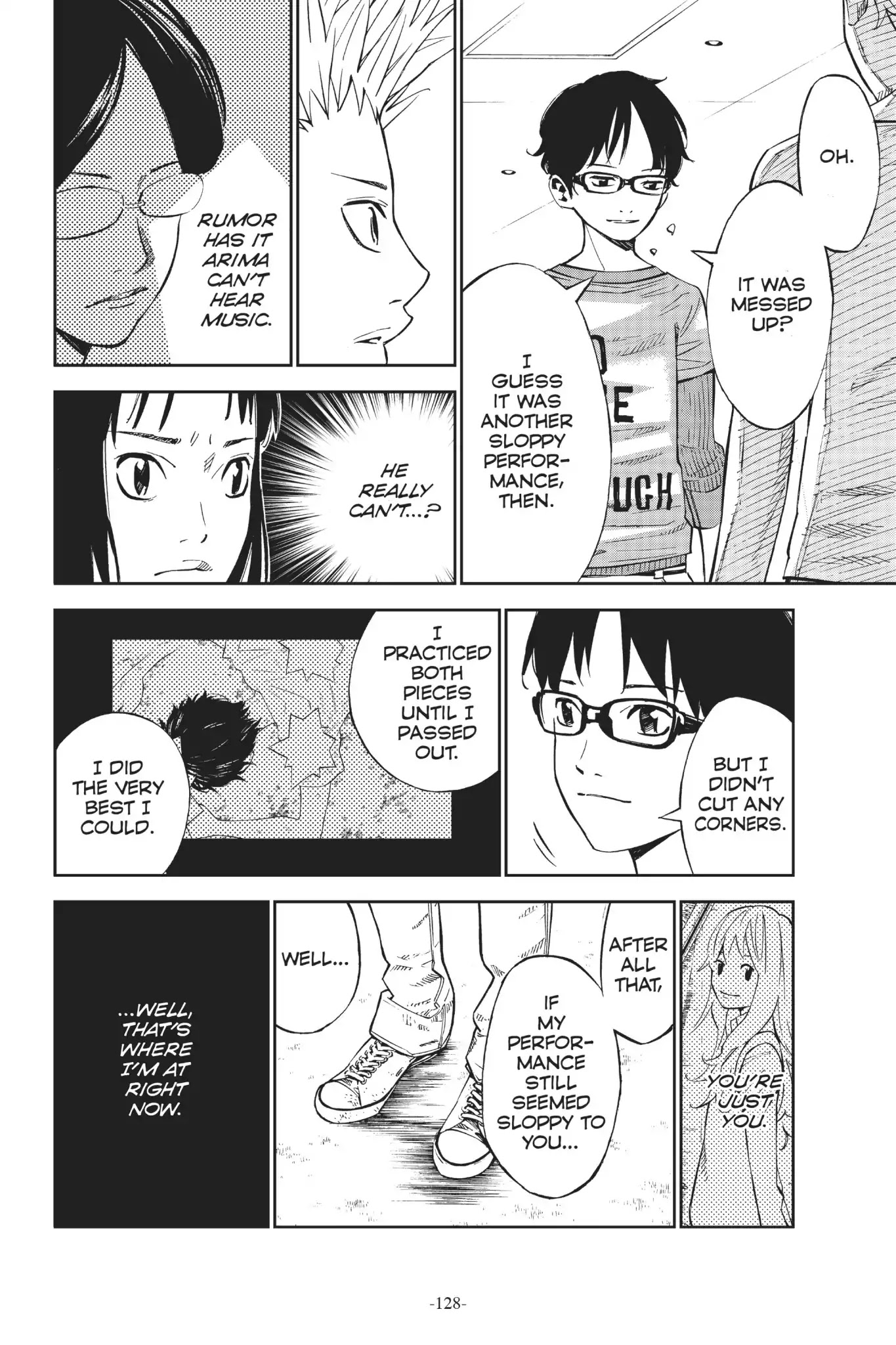 Shigatsu wa Kimi no Uso Chapter 19 page 31 - Chapter 19: Along The Railroad Track