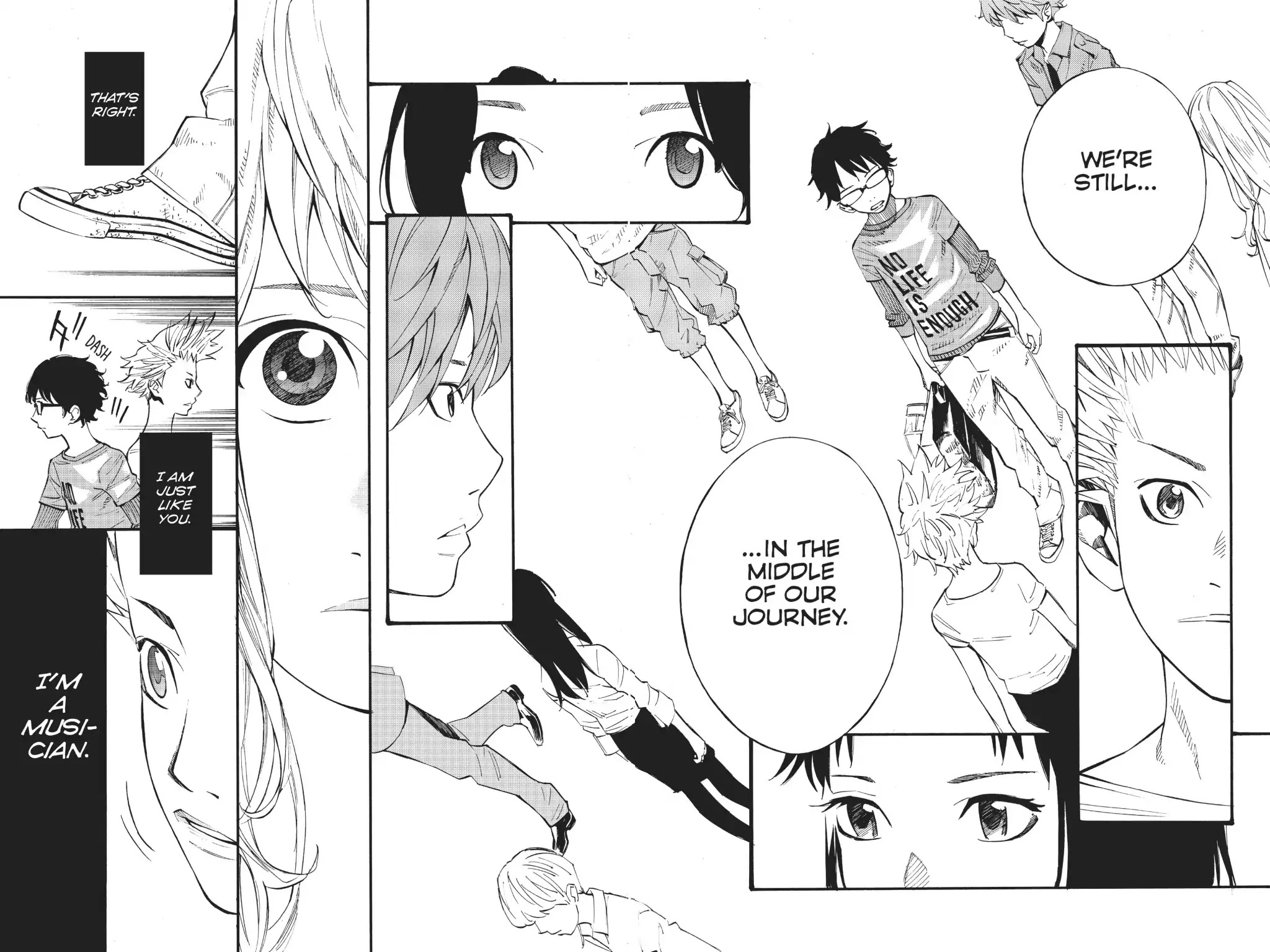 Shigatsu wa Kimi no Uso Chapter 19 page 33 - Chapter 19: Along The Railroad Track