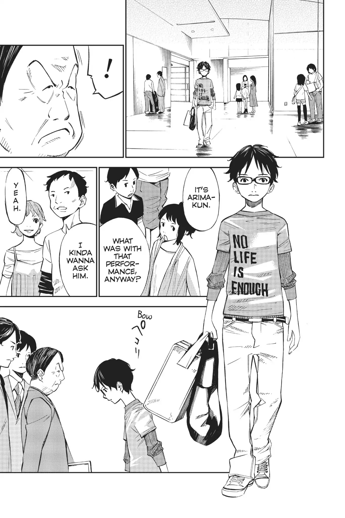 Shigatsu wa Kimi no Uso Chapter 19 page 8 - Chapter 19: Along The Railroad Track