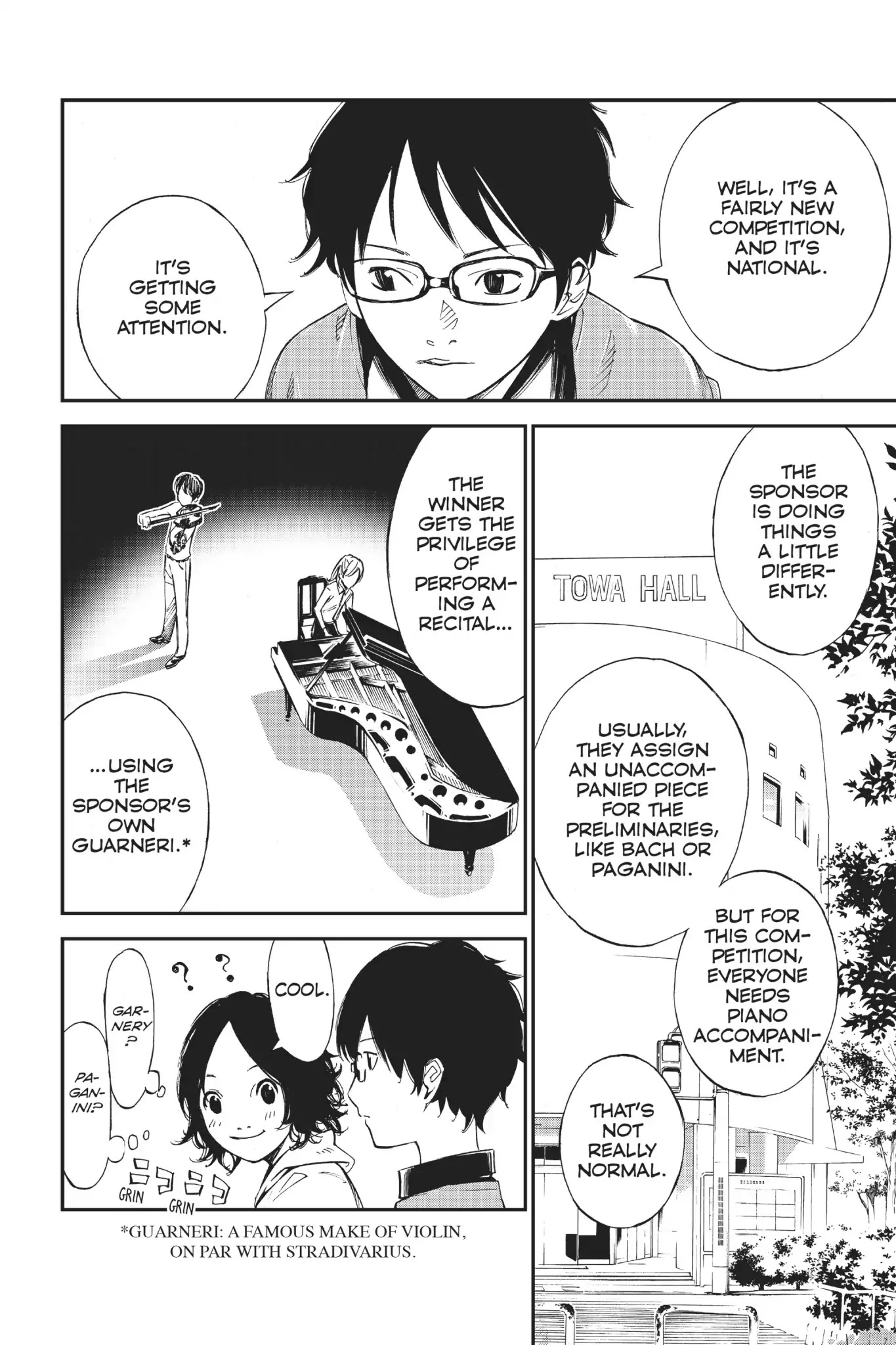 Shigatsu wa Kimi no Uso Chapter 2 page 13 - Chapter 2: The Love of A Violinist