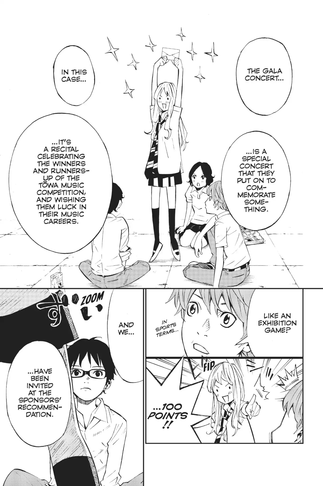 Shigatsu wa Kimi no Uso Chapter 20 page 10 - Chapter 20: Under The Bridge