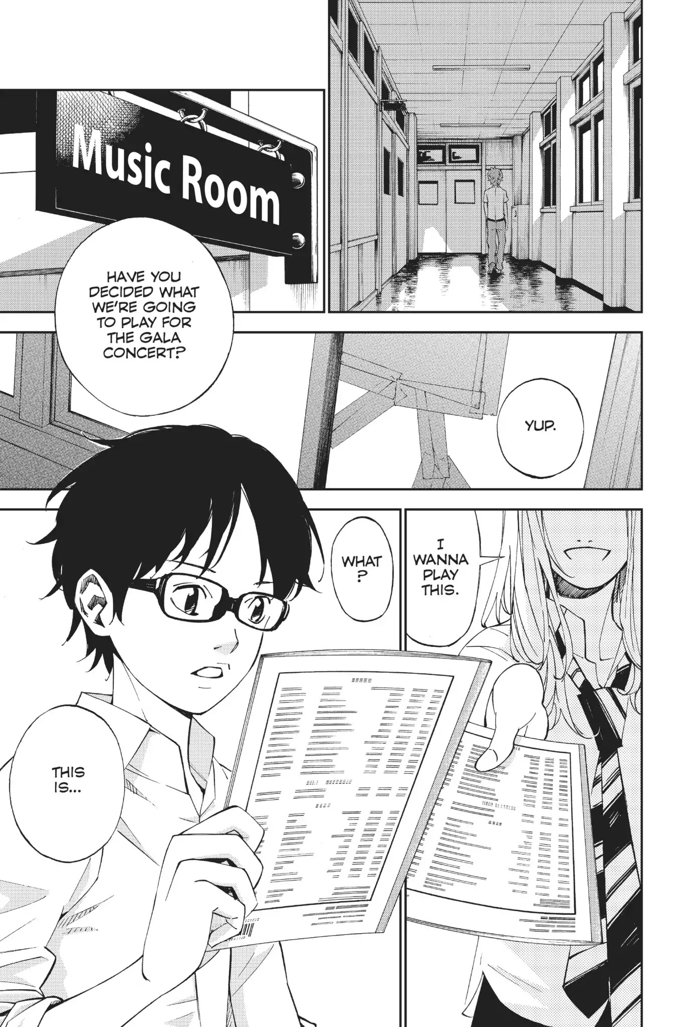 Shigatsu wa Kimi no Uso Chapter 20 page 18 - Chapter 20: Under The Bridge