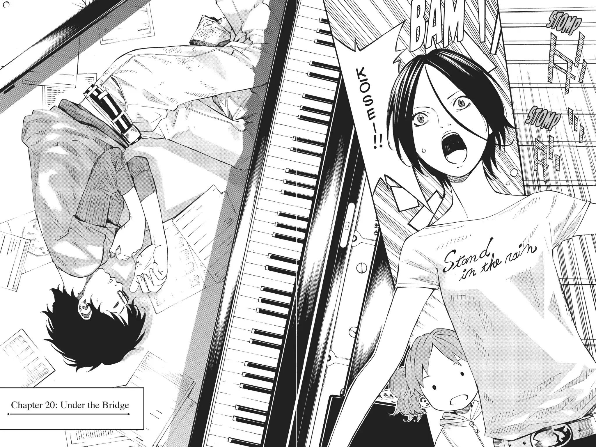 Shigatsu wa Kimi no Uso Chapter 20 page 2 - Chapter 20: Under The Bridge
