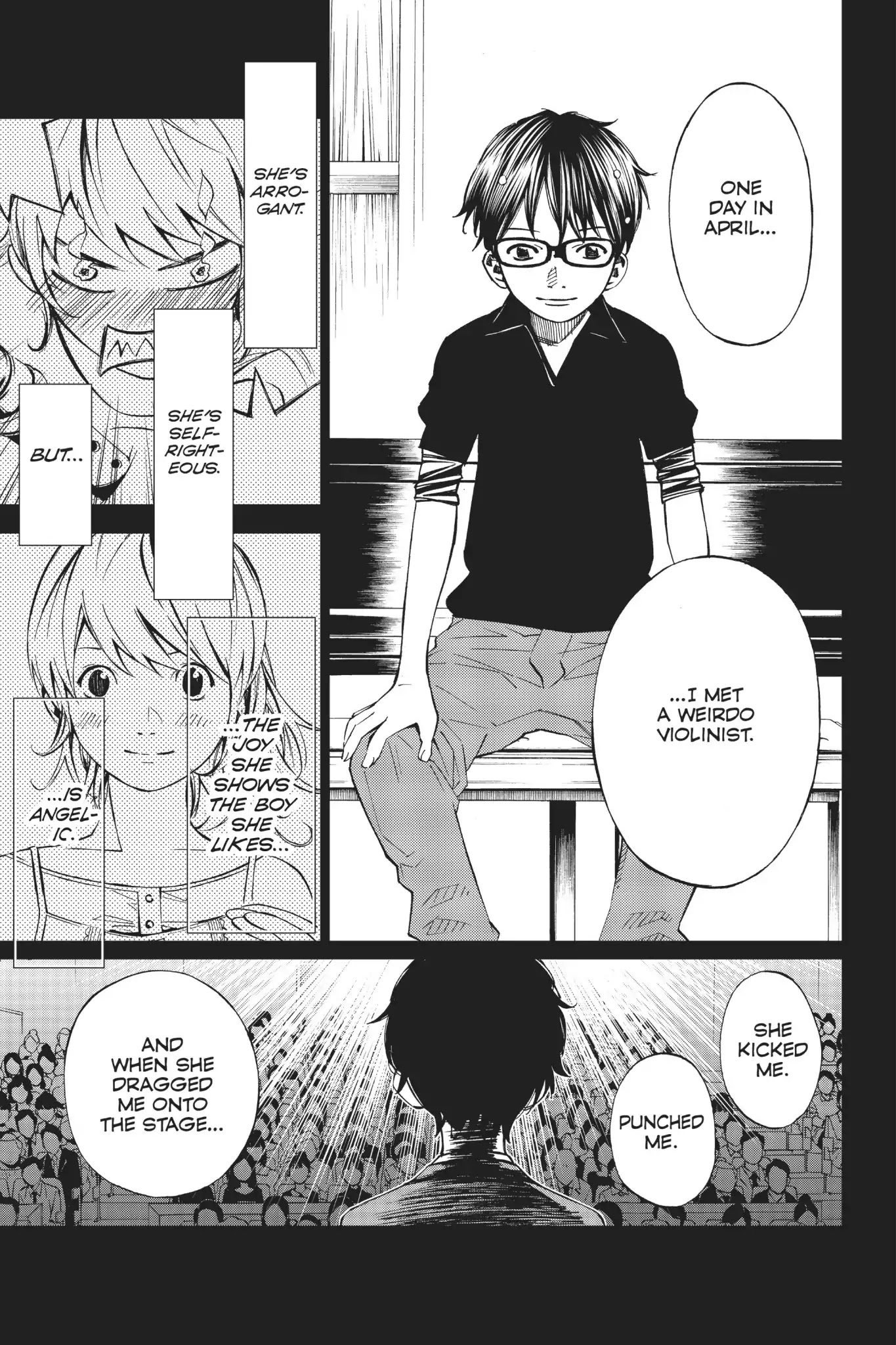 Shigatsu wa Kimi no Uso Chapter 20 page 26 - Chapter 20: Under The Bridge
