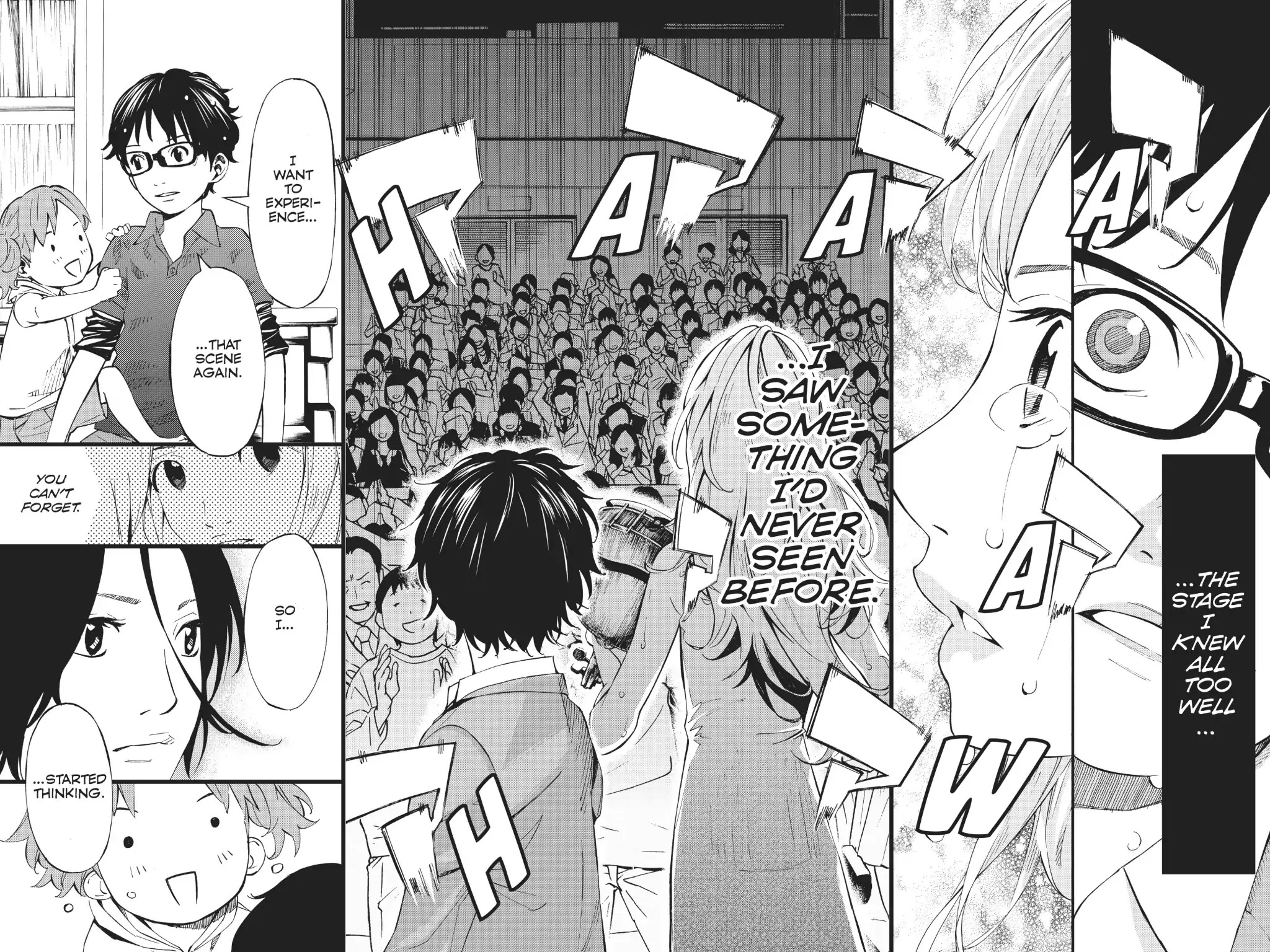 Shigatsu wa Kimi no Uso Chapter 20 page 27 - Chapter 20: Under The Bridge