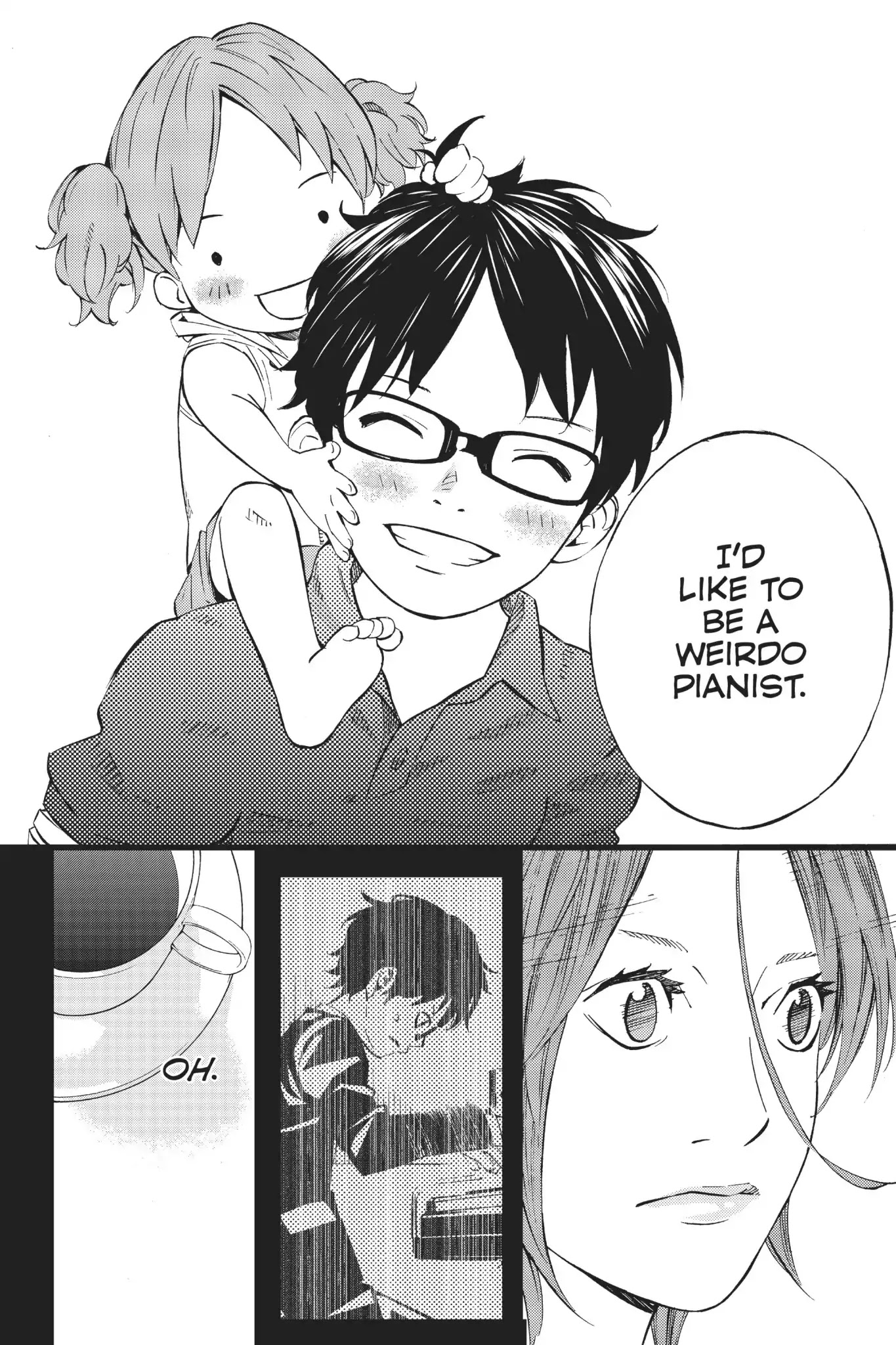 Shigatsu wa Kimi no Uso Chapter 20 page 28 - Chapter 20: Under The Bridge