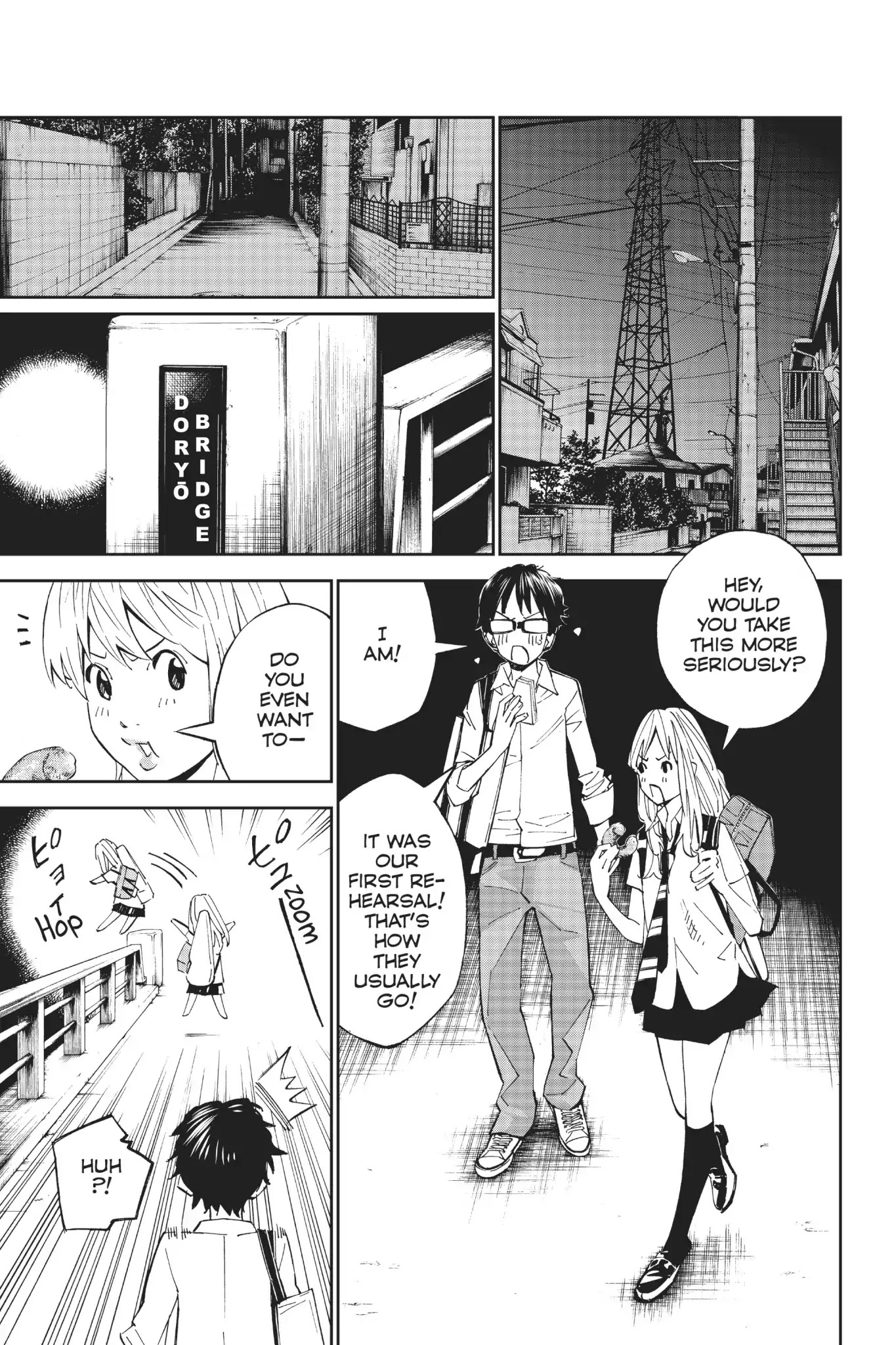Shigatsu wa Kimi no Uso Chapter 20 page 33 - Chapter 20: Under The Bridge