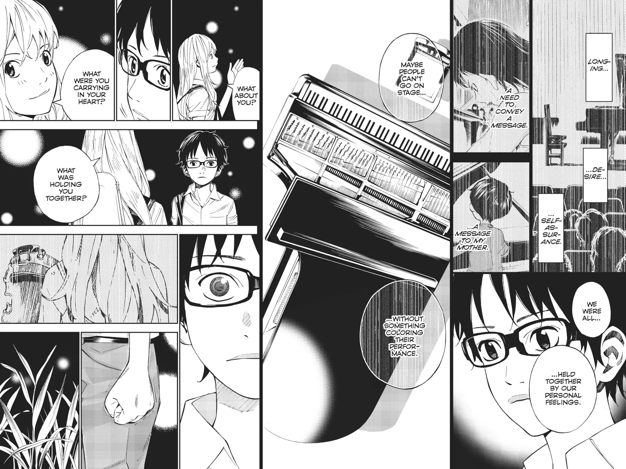 Shigatsu wa Kimi no Uso Chapter 20 page 37 - Chapter 20: Under The Bridge