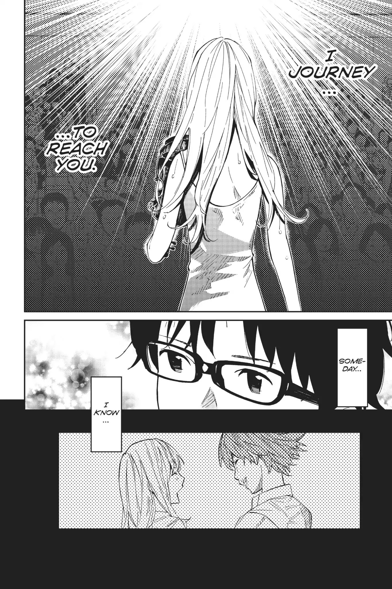 Shigatsu wa Kimi no Uso Chapter 20 page 40 - Chapter 20: Under The Bridge