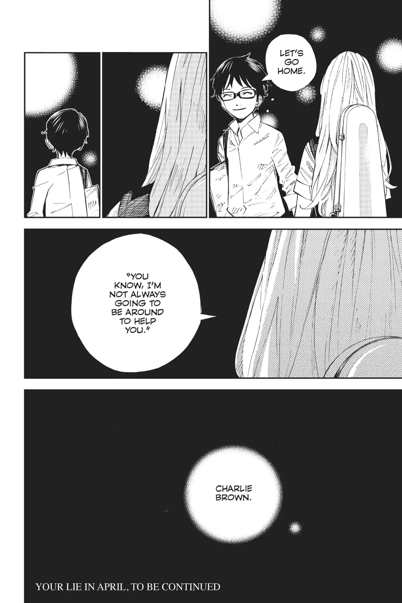 Shigatsu wa Kimi no Uso Chapter 20 page 42 - Chapter 20: Under The Bridge