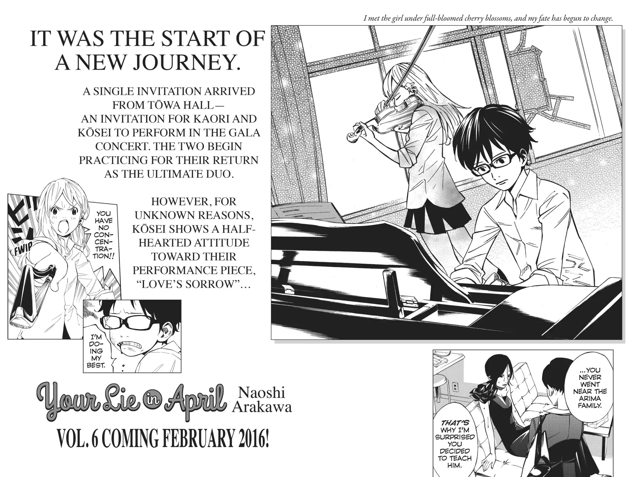 Shigatsu wa Kimi no Uso Chapter 20 page 44 - Chapter 20: Under The Bridge