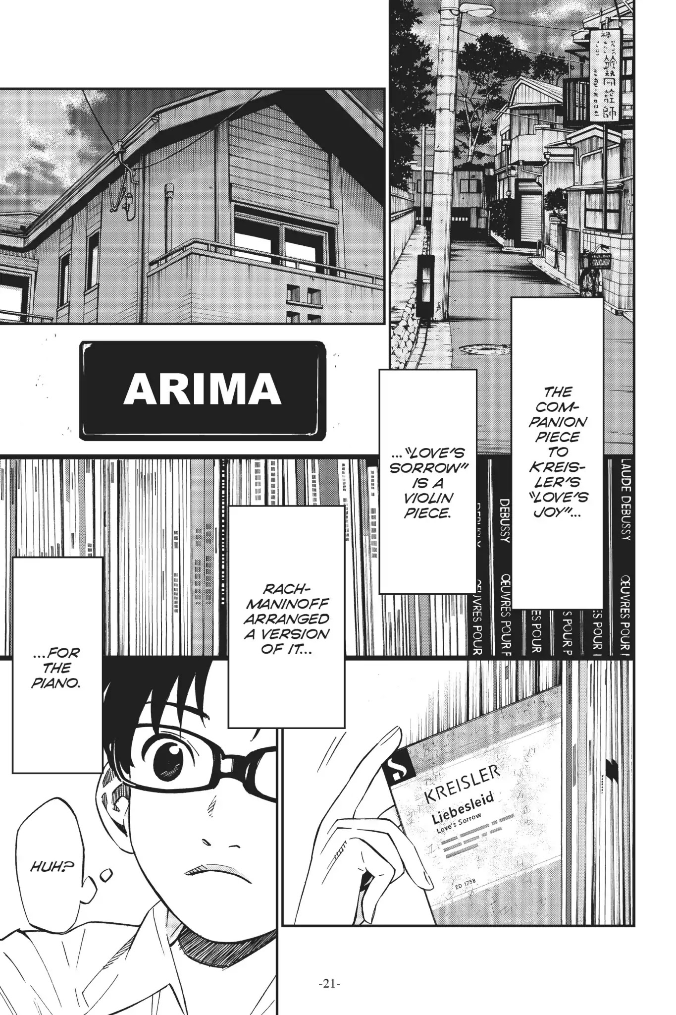 Shigatsu wa Kimi no Uso Chapter 21 page 19 - Chapter 21: Candied Apple