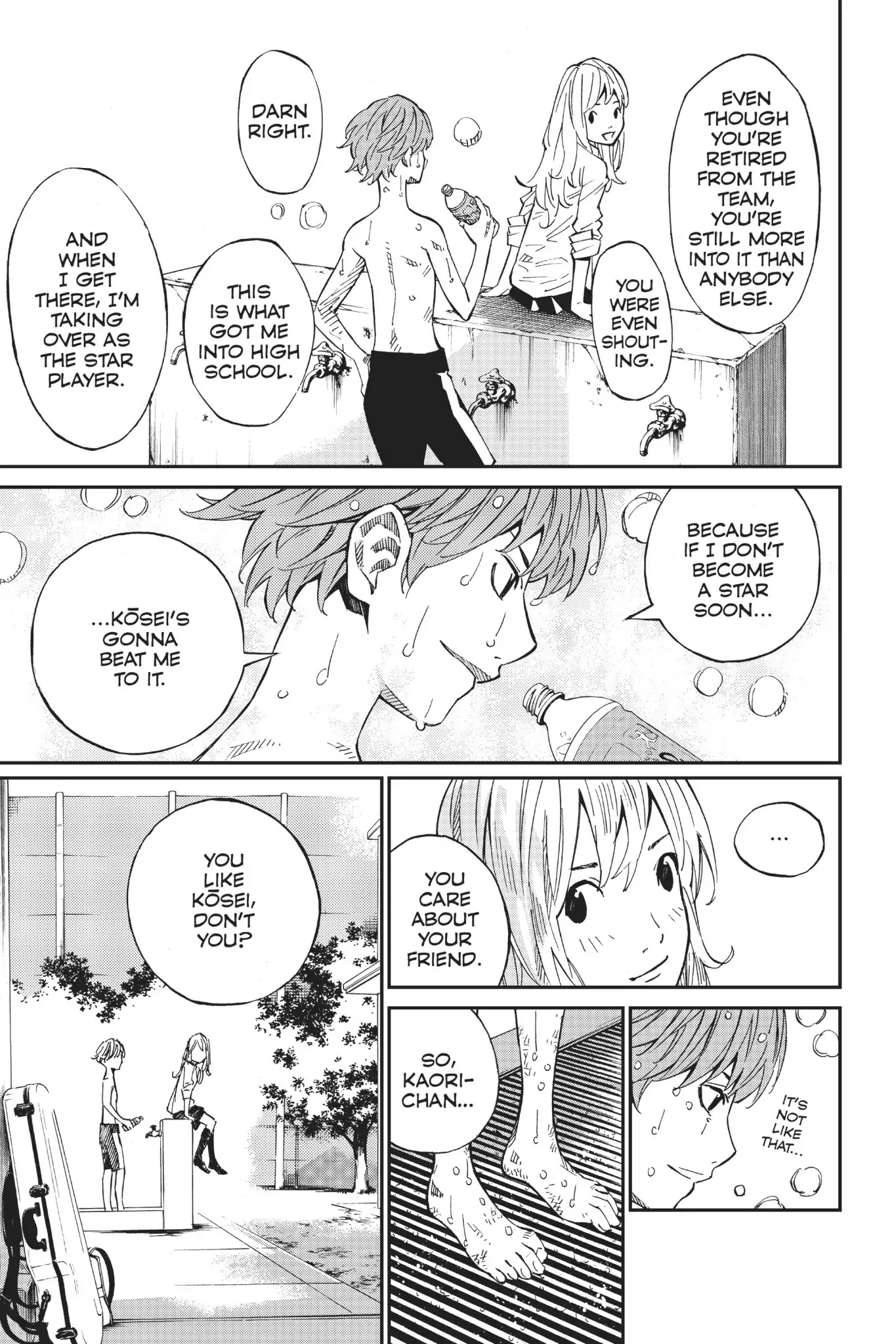 Shigatsu wa Kimi no Uso Chapter 21 page 27 - Chapter 21: Candied Apple