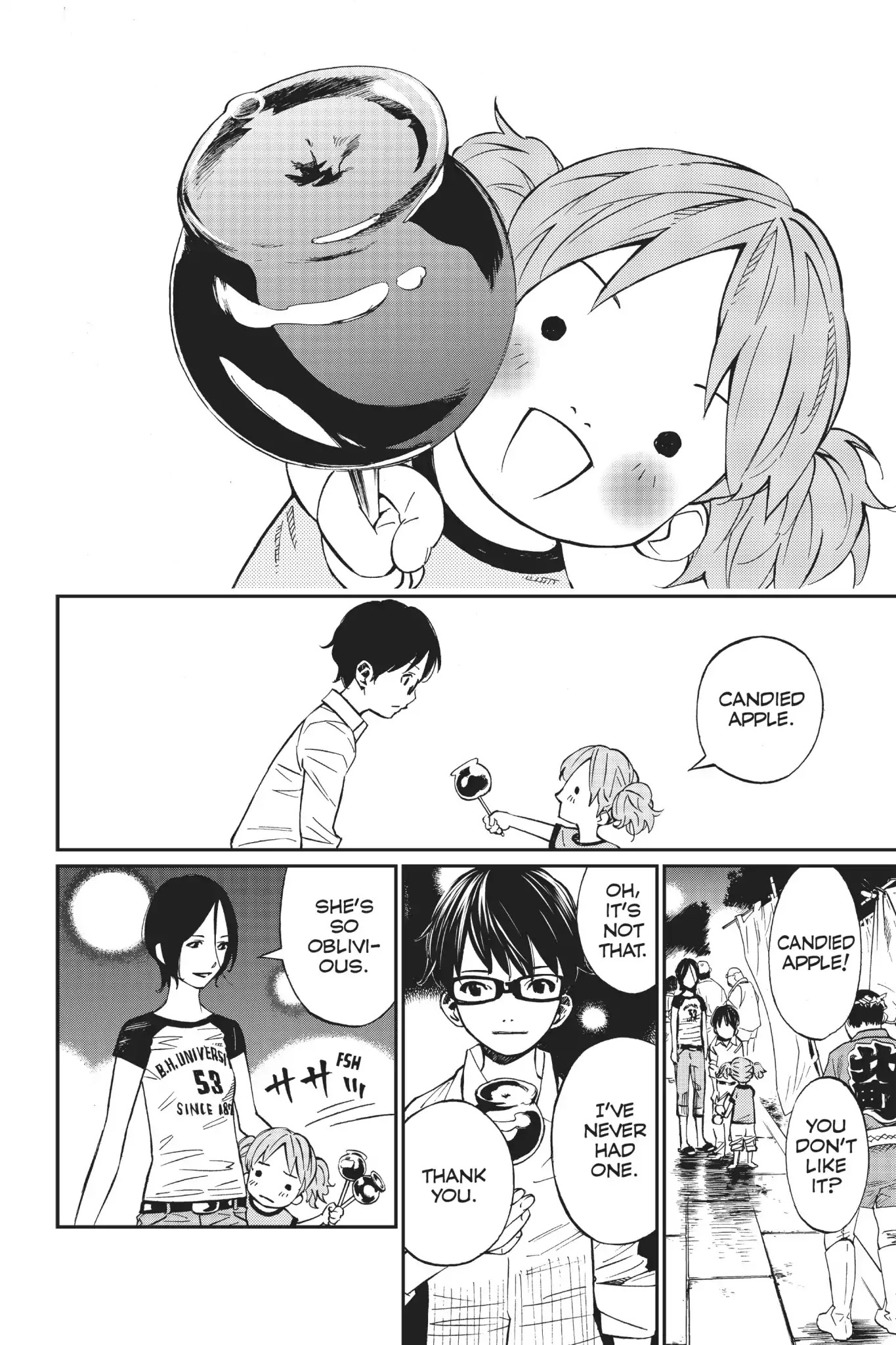 Shigatsu wa Kimi no Uso Chapter 21 page 34 - Chapter 21: Candied Apple