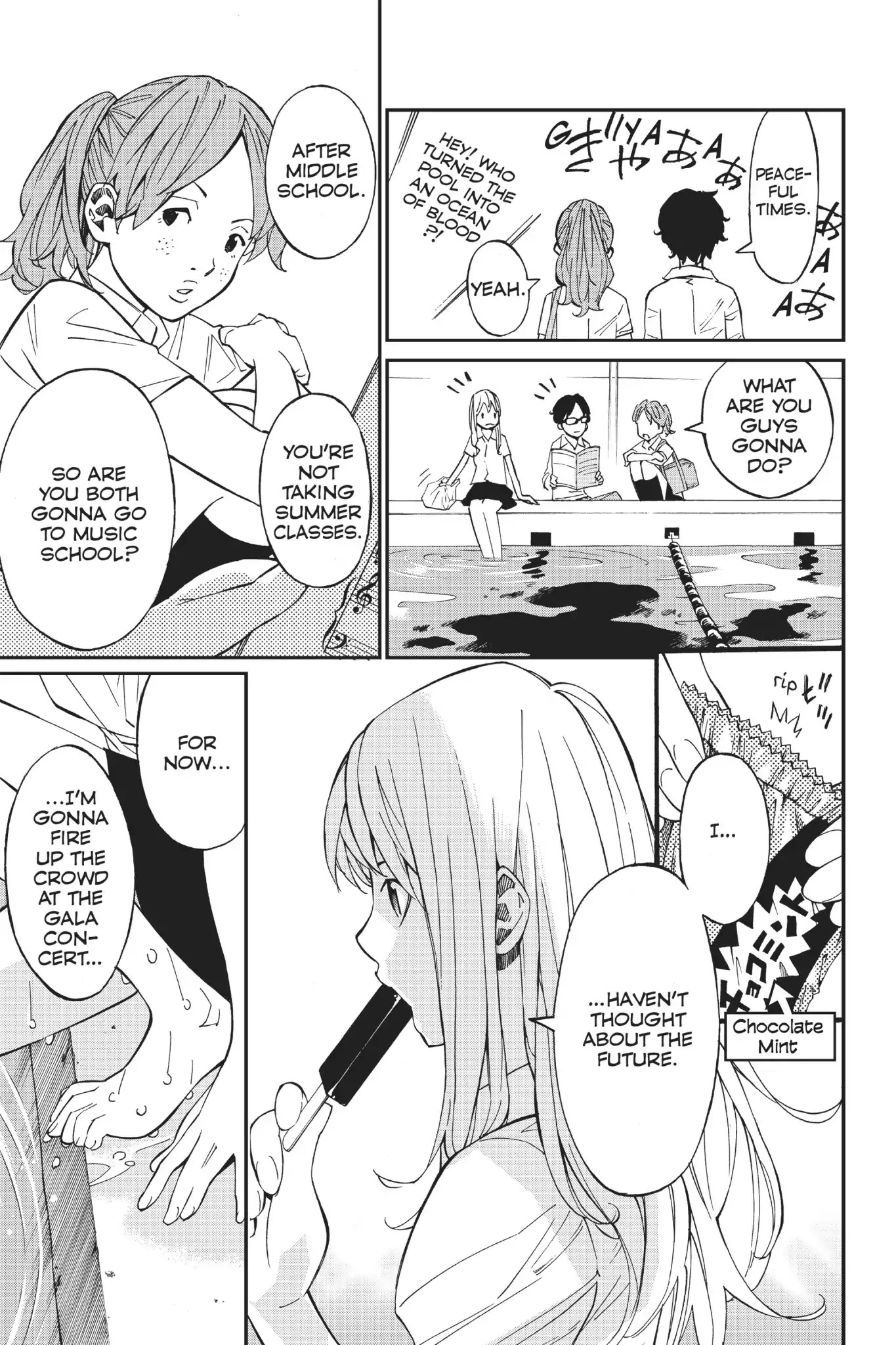 Shigatsu wa Kimi no Uso Chapter 22 page 8 - Chapter 22: Twinkle, Twinkle, Little Star