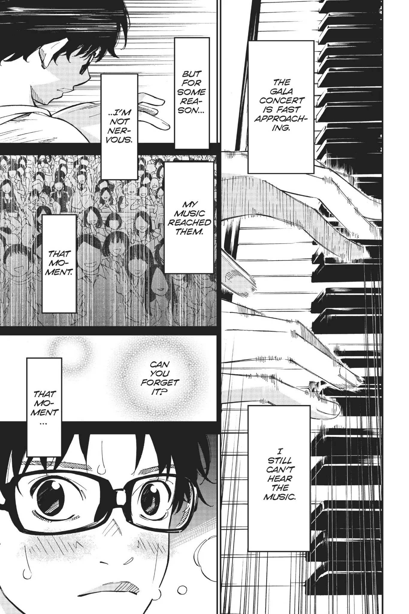 Shigatsu wa Kimi no Uso Chapter 23 page 1 - Chapter 23: Spurred to Action