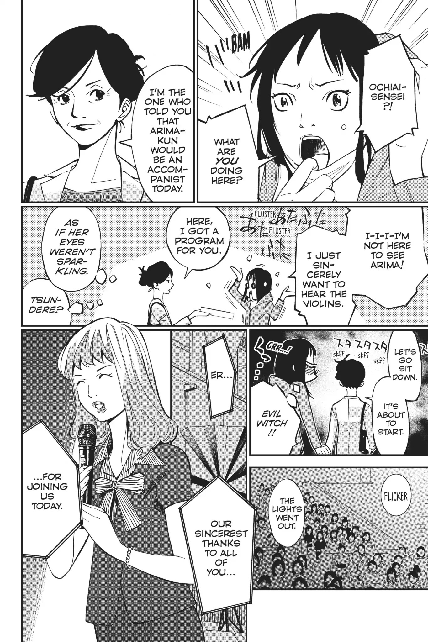 Shigatsu wa Kimi no Uso Chapter 23 page 13 - Chapter 23: Spurred to Action