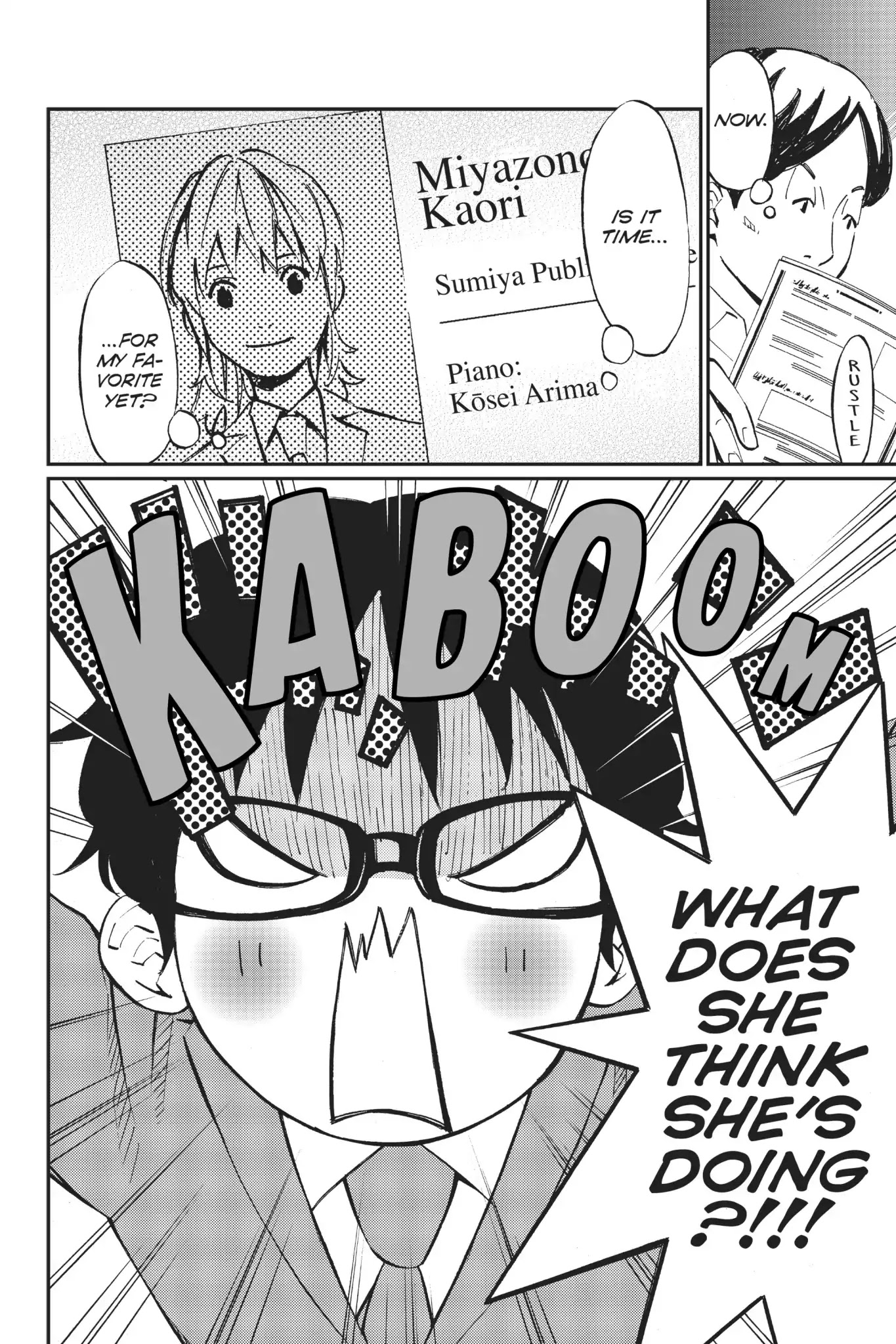 Shigatsu wa Kimi no Uso Chapter 23 page 16 - Chapter 23: Spurred to Action