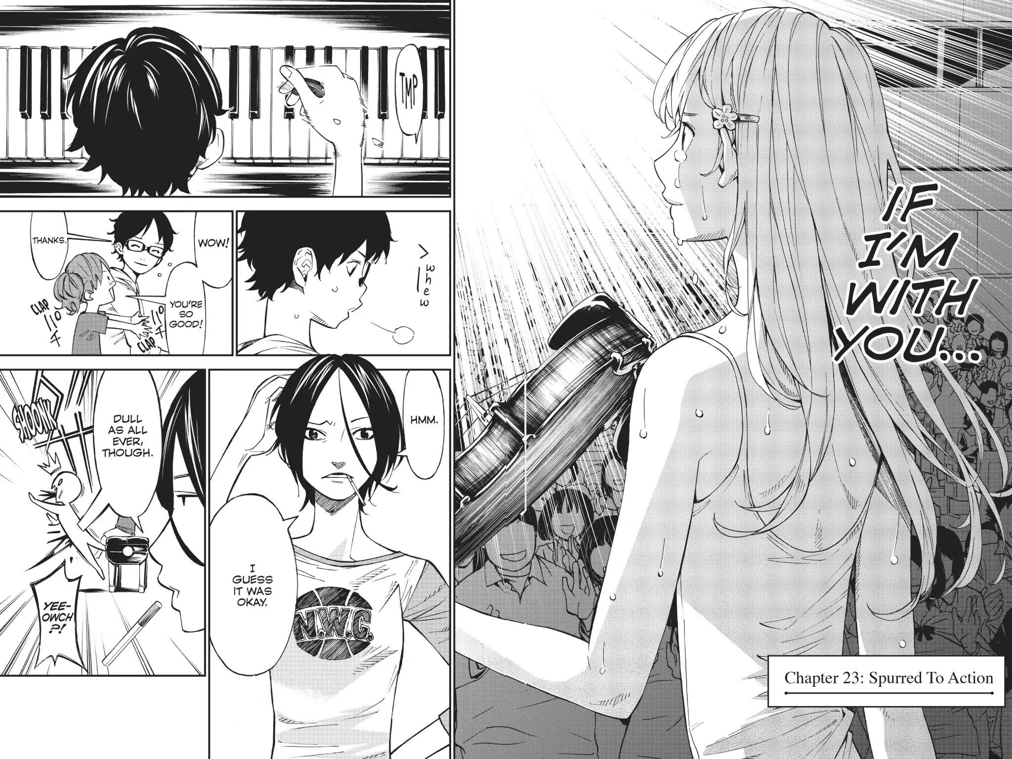 Shigatsu wa Kimi no Uso Chapter 23 page 2 - Chapter 23: Spurred to Action