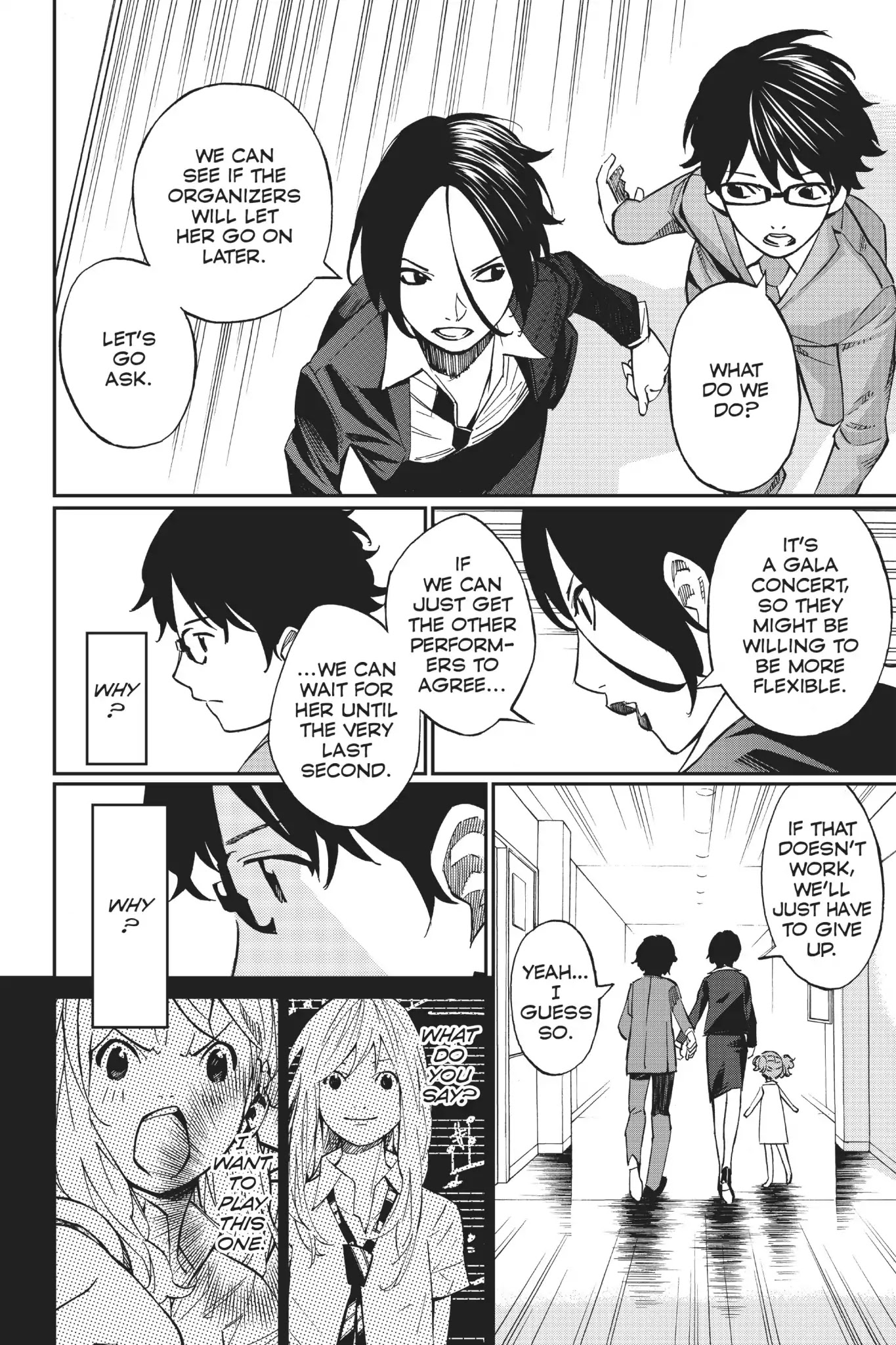 Shigatsu wa Kimi no Uso Chapter 23 page 20 - Chapter 23: Spurred to Action