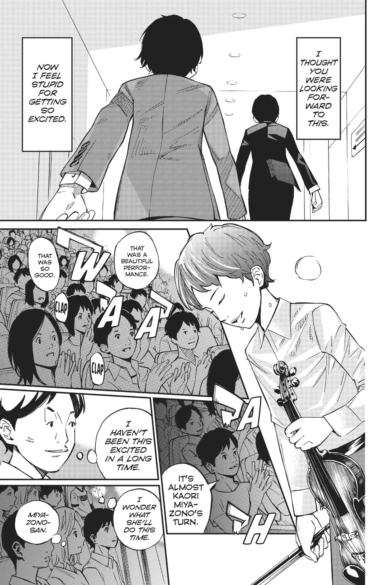 Shigatsu wa Kimi no Uso Chapter 23 page 21 - Chapter 23: Spurred to Action