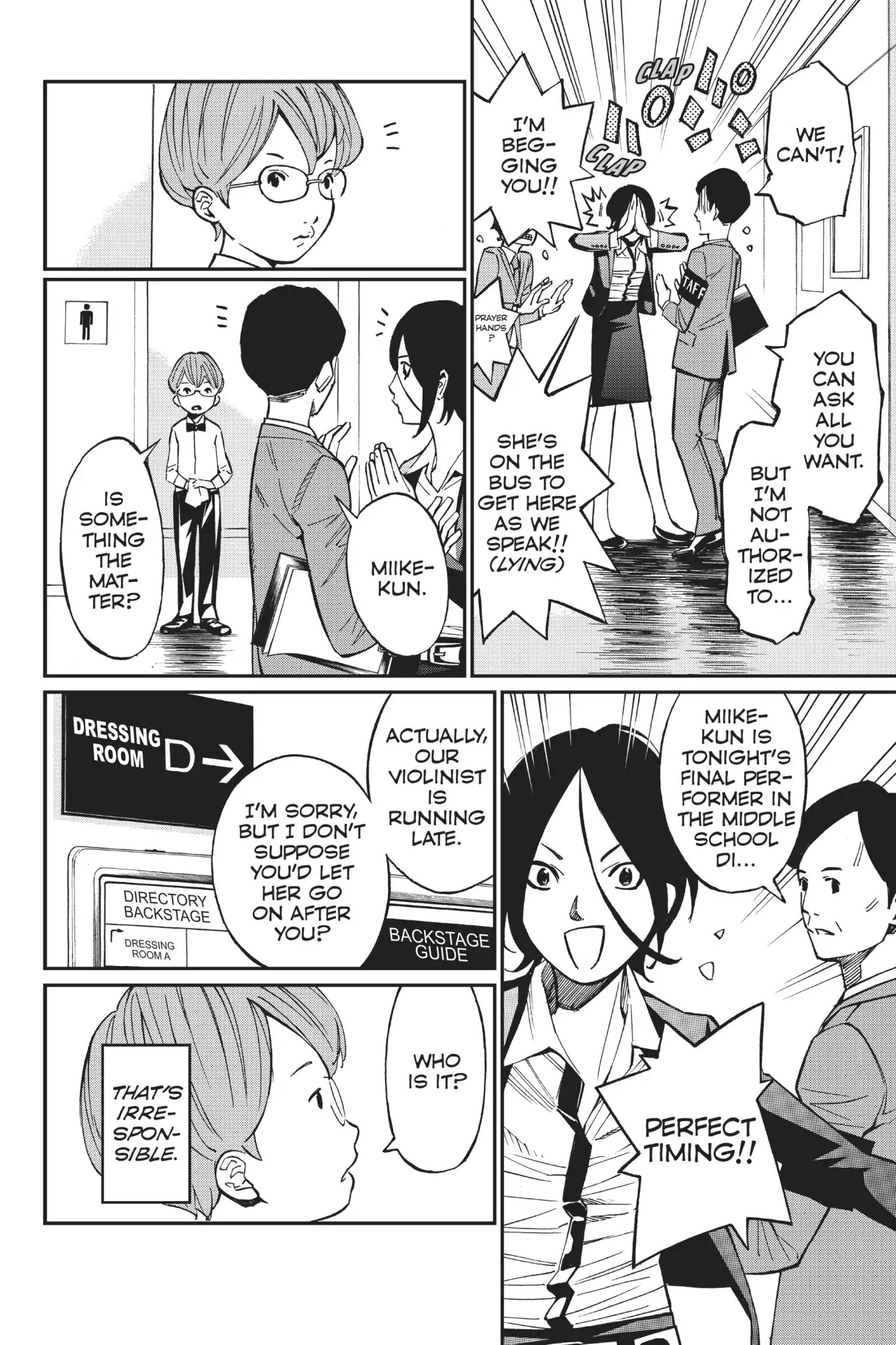 Shigatsu wa Kimi no Uso Chapter 23 page 22 - Chapter 23: Spurred to Action