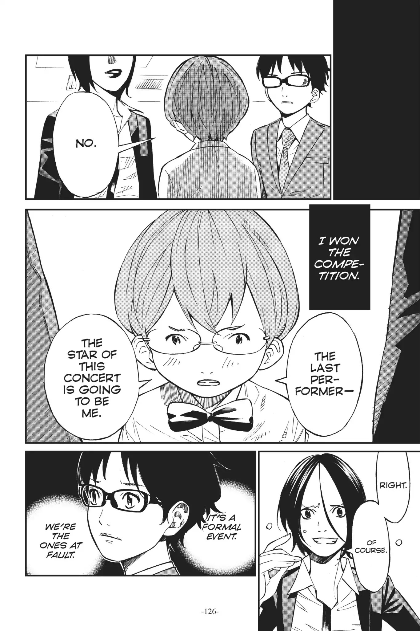 Shigatsu wa Kimi no Uso Chapter 23 page 24 - Chapter 23: Spurred to Action