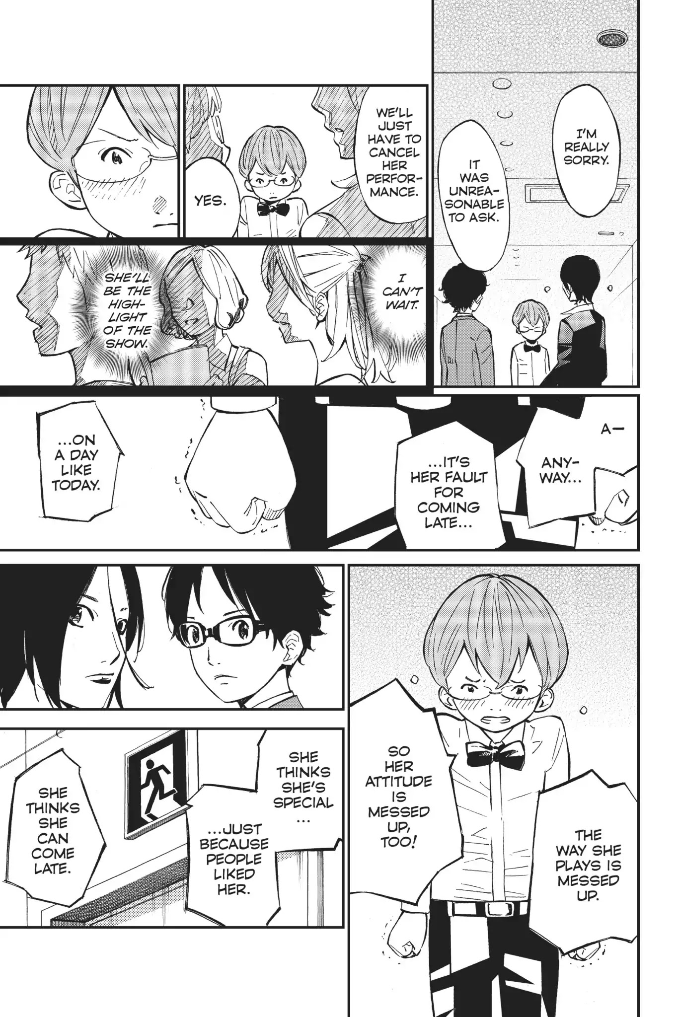 Shigatsu wa Kimi no Uso Chapter 23 page 25 - Chapter 23: Spurred to Action