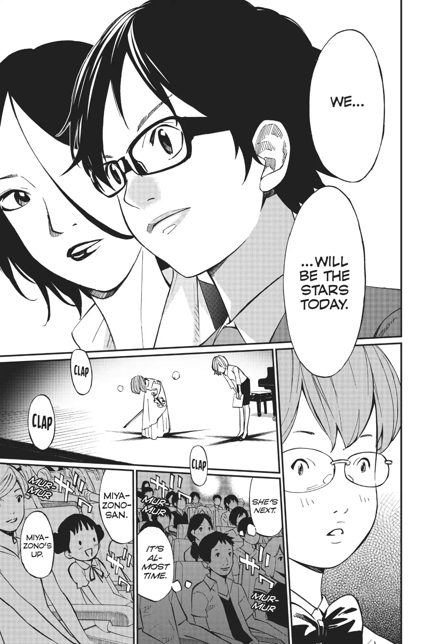Shigatsu wa Kimi no Uso Chapter 23 page 29 - Chapter 23: Spurred to Action