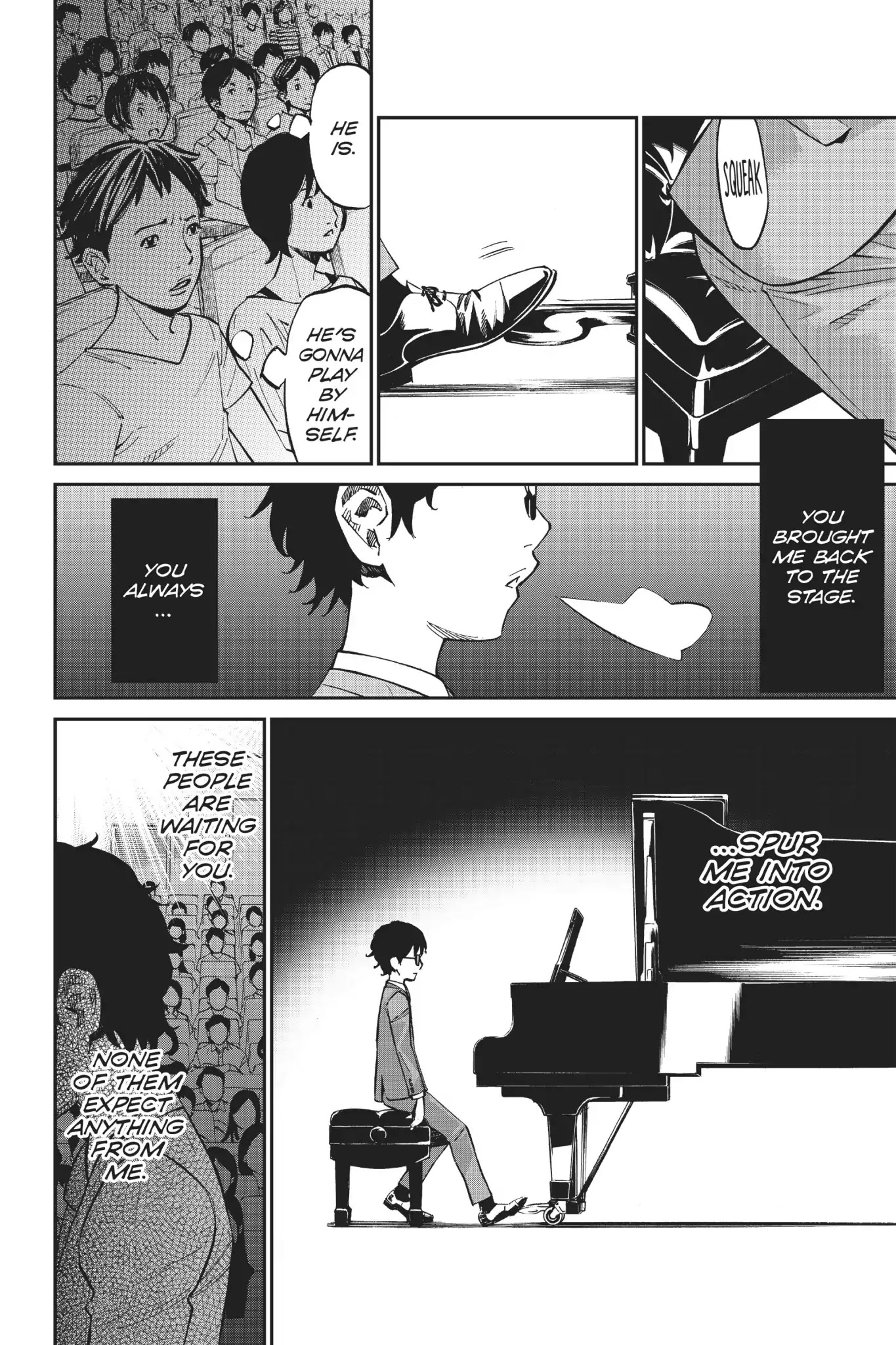 Shigatsu wa Kimi no Uso Chapter 23 page 37 - Chapter 23: Spurred to Action
