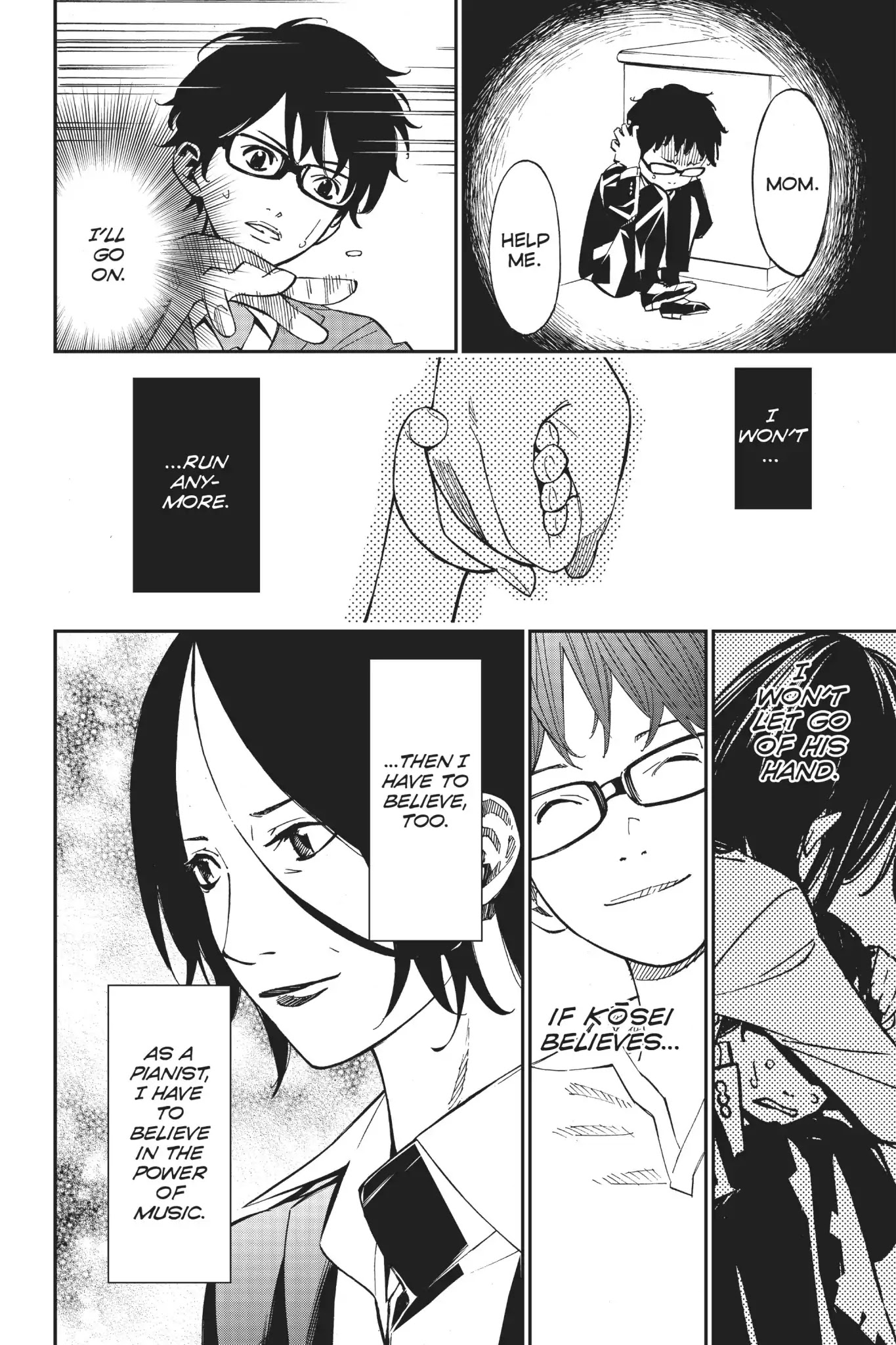 Shigatsu wa Kimi no Uso Chapter 24 page 33 - Chapter 24: Rays of Light