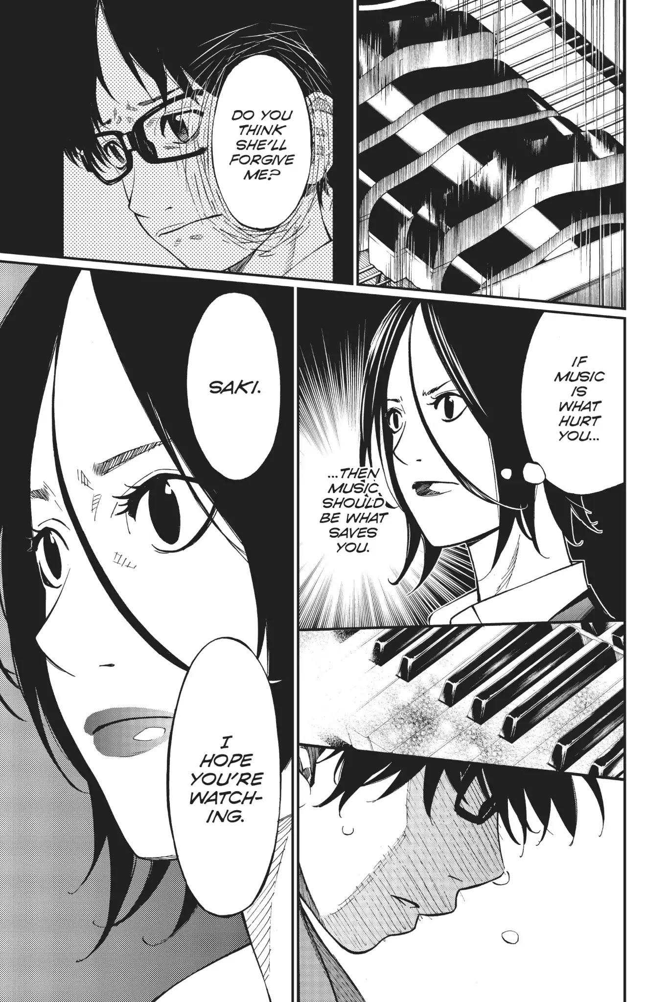 Shigatsu wa Kimi no Uso Chapter 24 page 38 - Chapter 24: Rays of Light