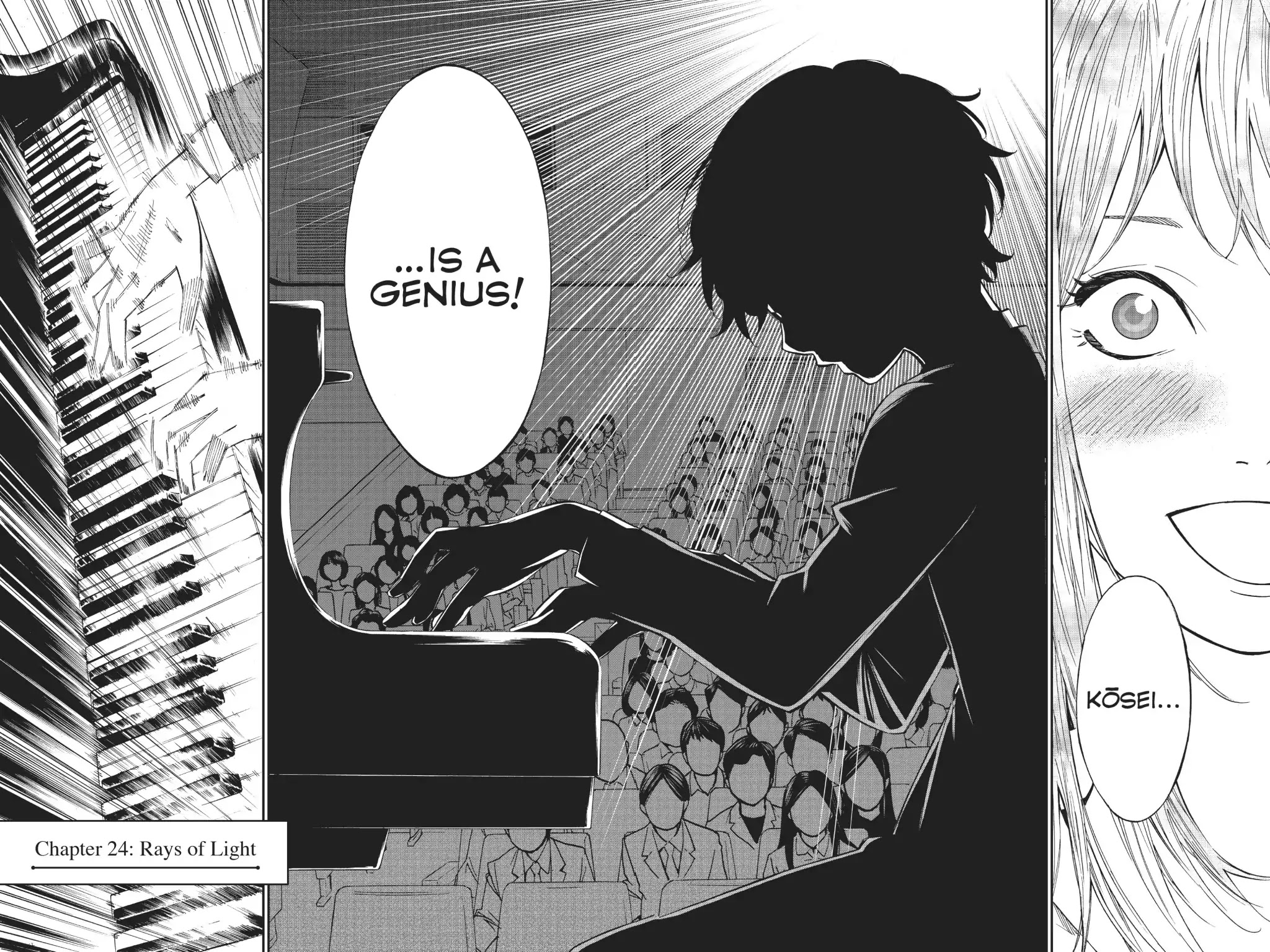 Shigatsu wa Kimi no Uso Chapter 24 page 4 - Chapter 24: Rays of Light