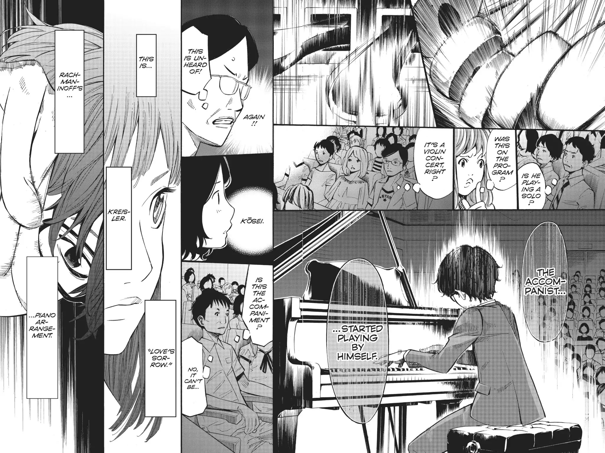Shigatsu wa Kimi no Uso Chapter 24 page 5 - Chapter 24: Rays of Light
